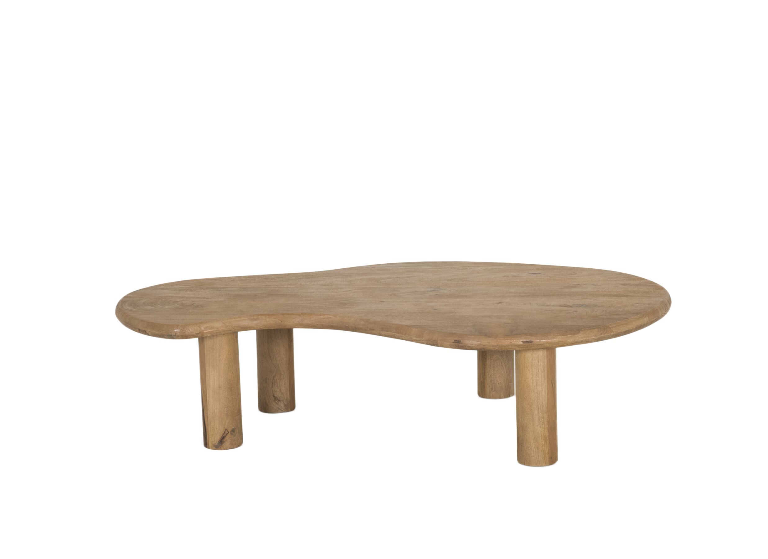 Overzichtsfoto - Salontafel Odilon 145x85cm - hout massief - naturel