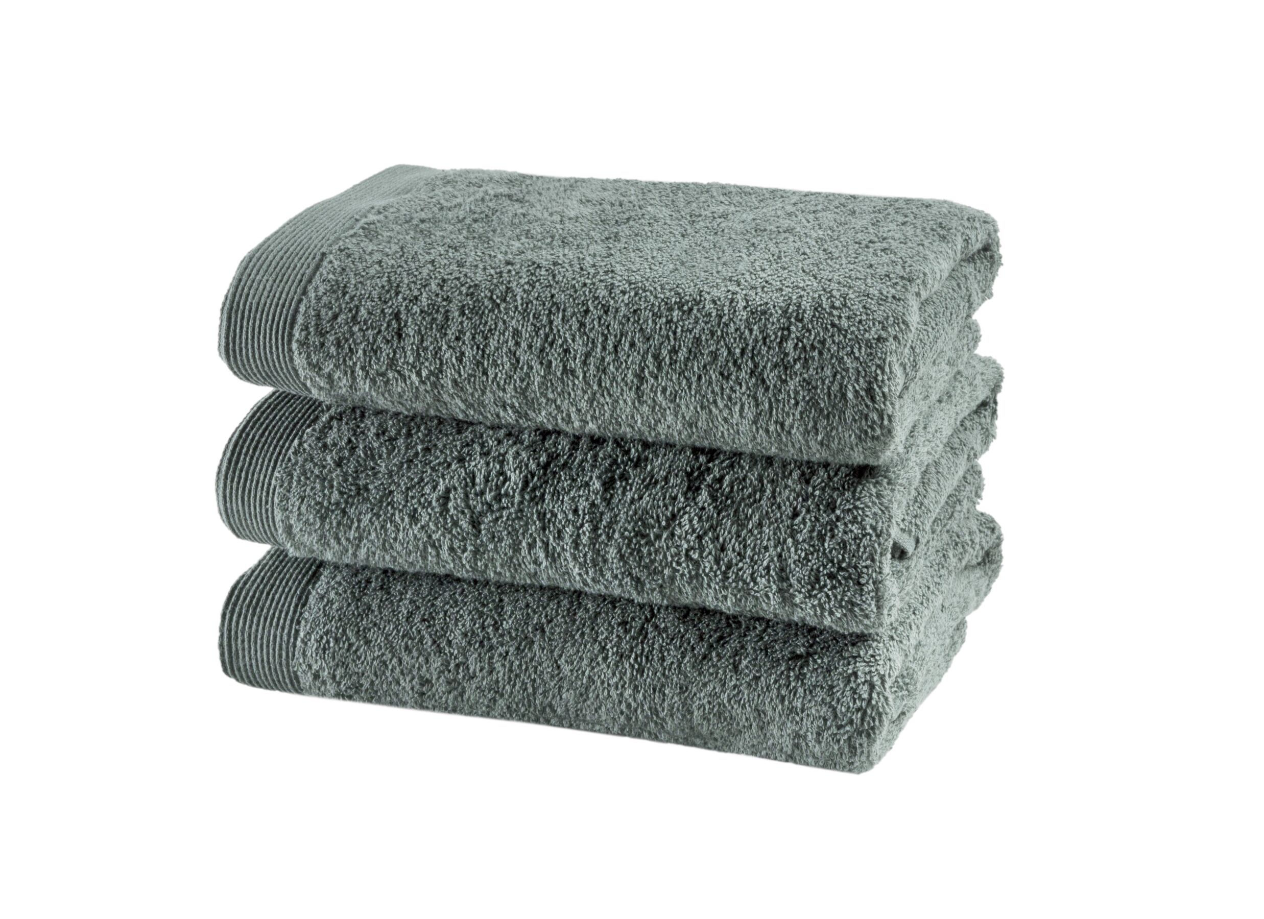 Plus Important - Serviette de bain Flora 50x100cm - coton - eucalyptus