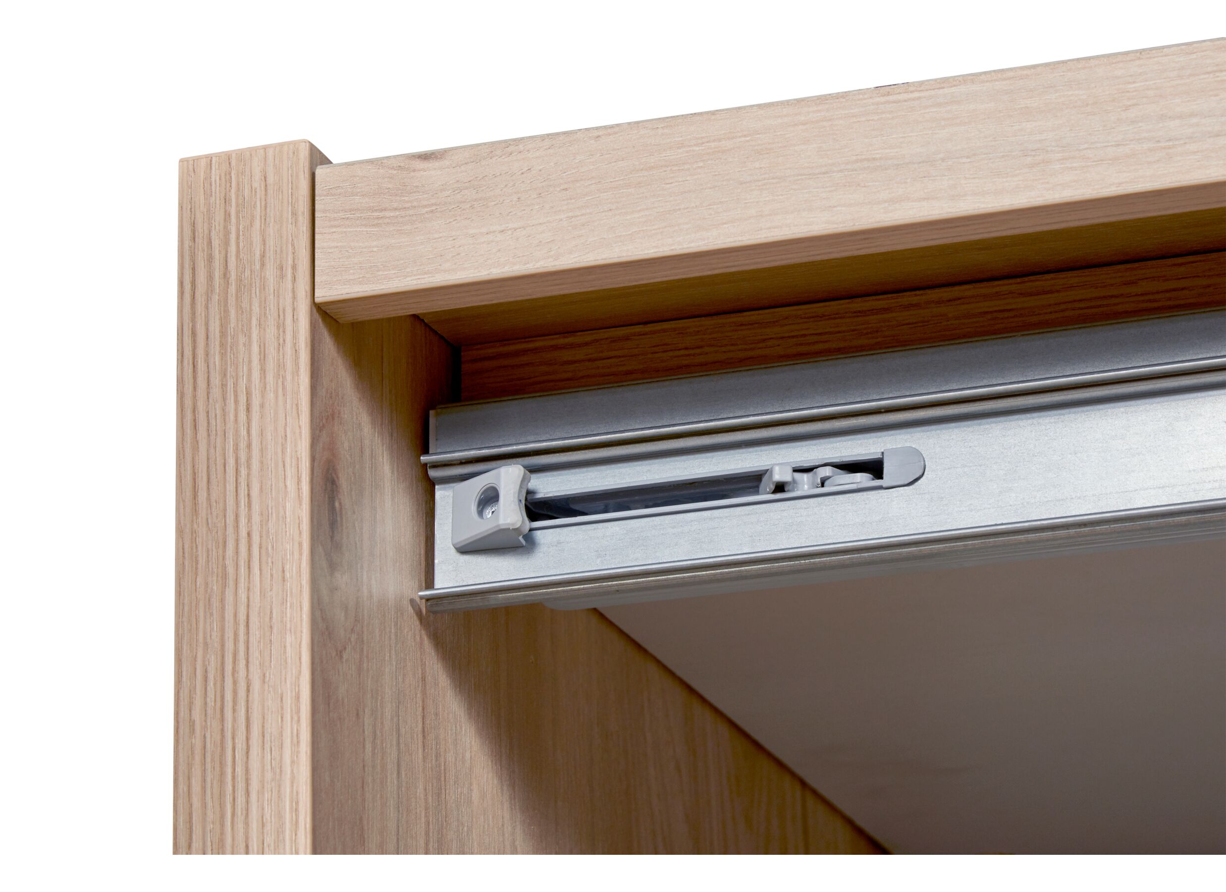 Armoire à portes coulissantes 253cm - décor - marron clair