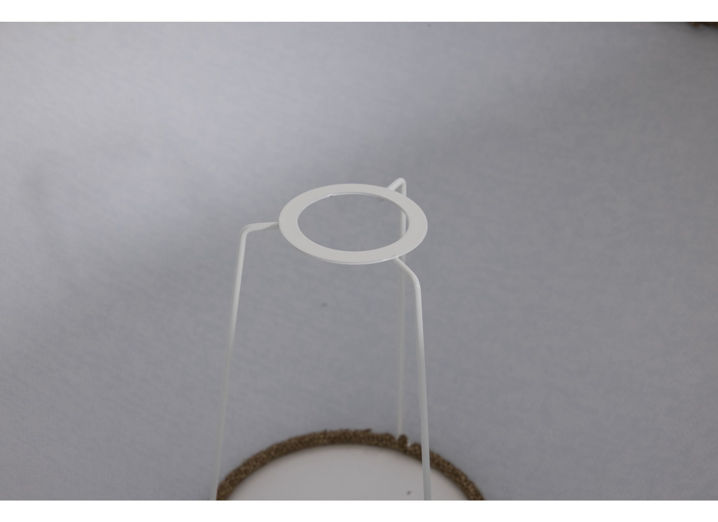 Detail - Abat-jour Ø30cm - tissu - caramel