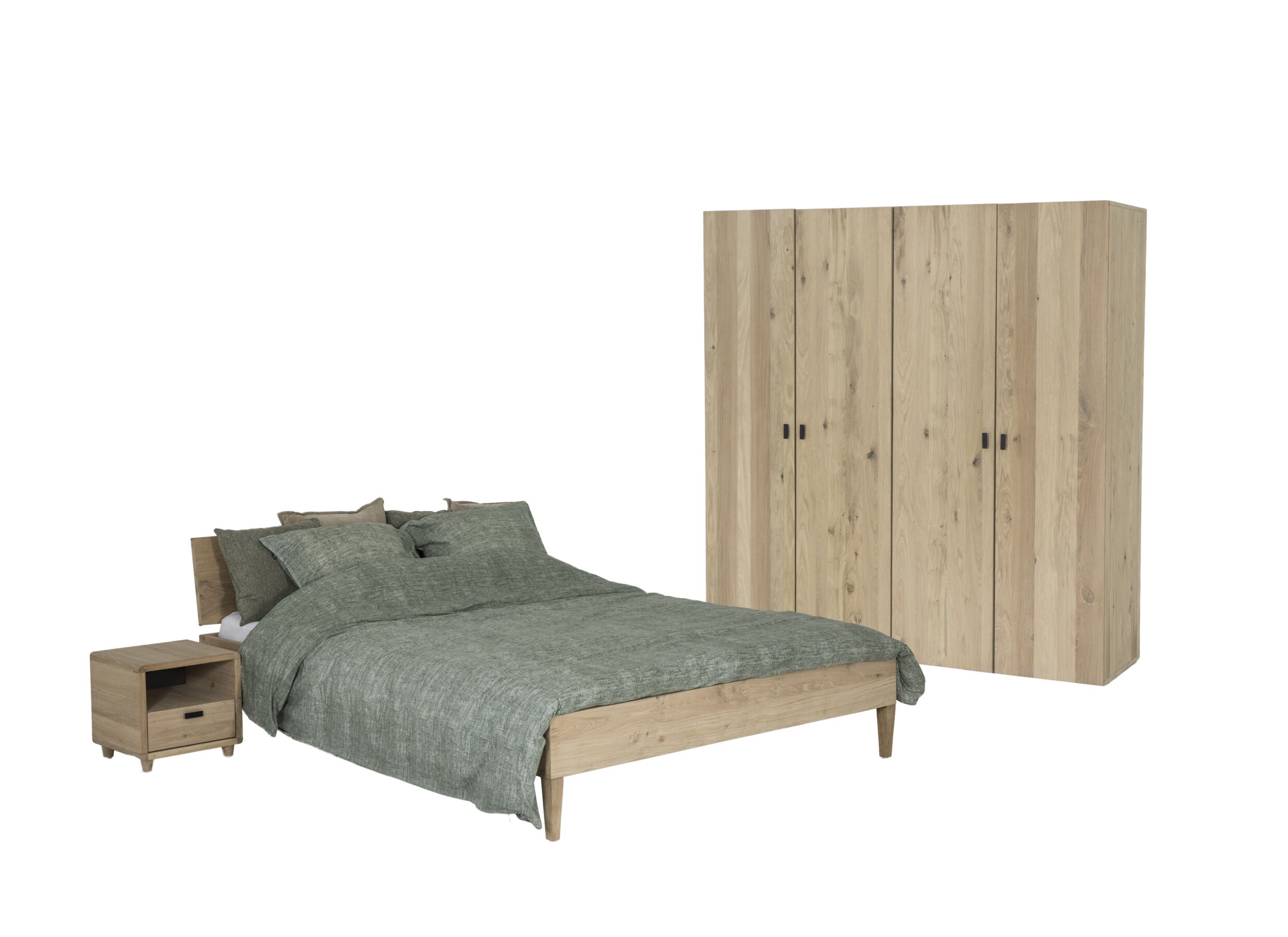 Kleerkast Holmes 200cm - MDF - eik
