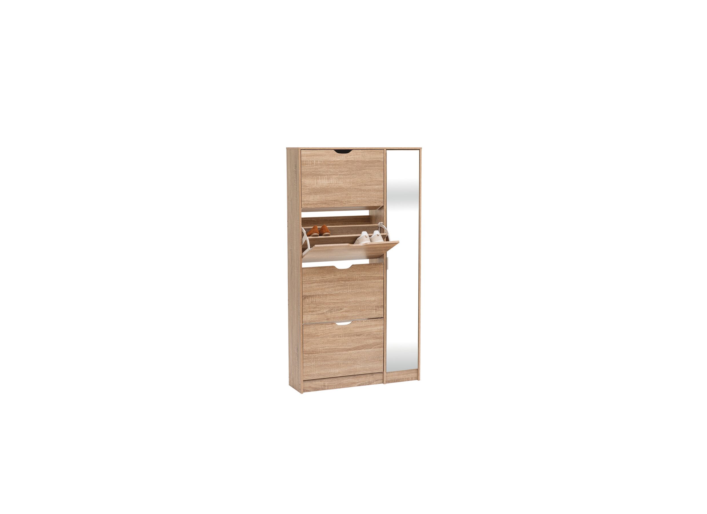 Foto ambiance - Armoire à chaussures 85x23,3x155,4cm