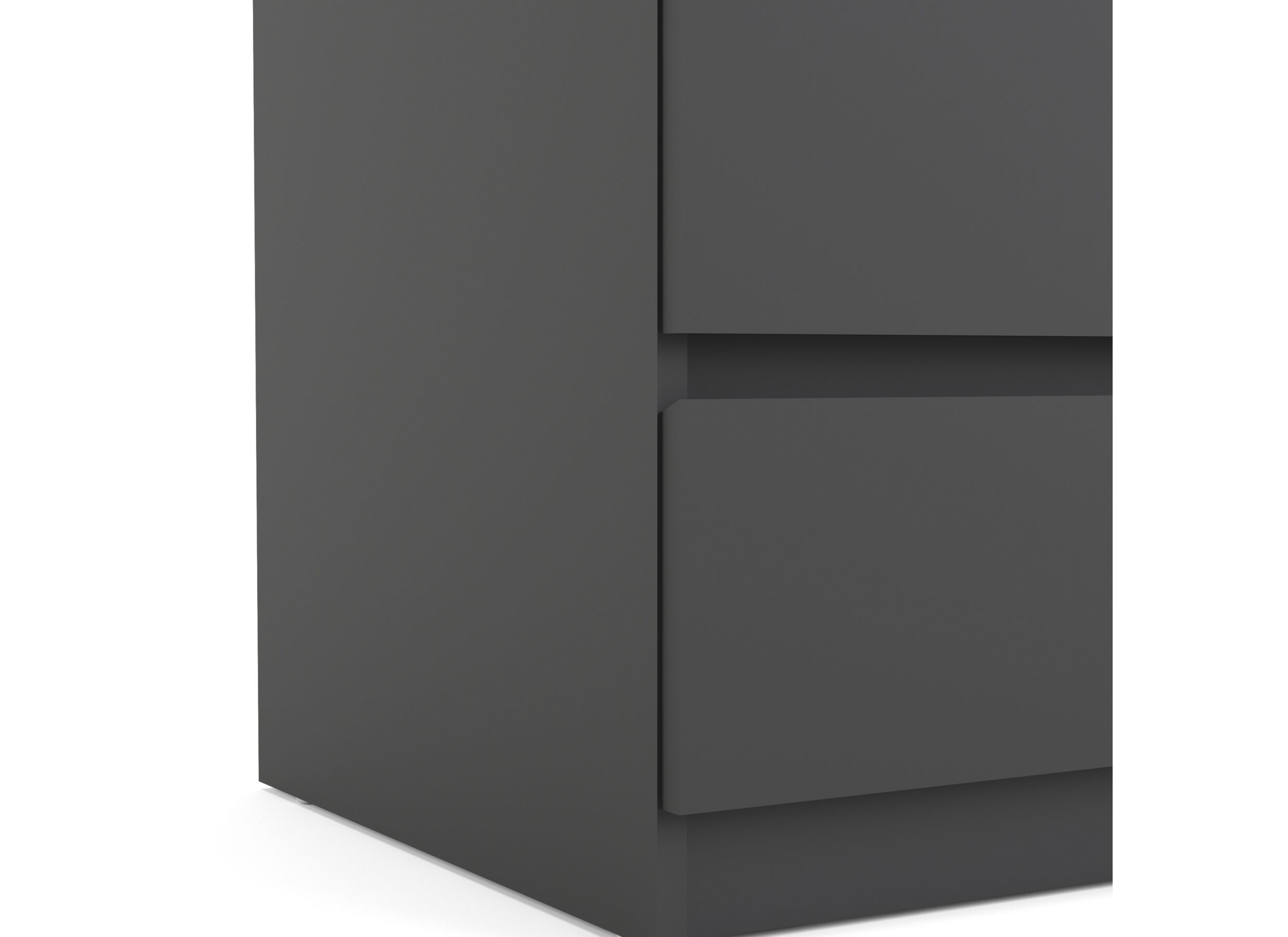 Commode Naia 77x50x71cm - MDF - noir