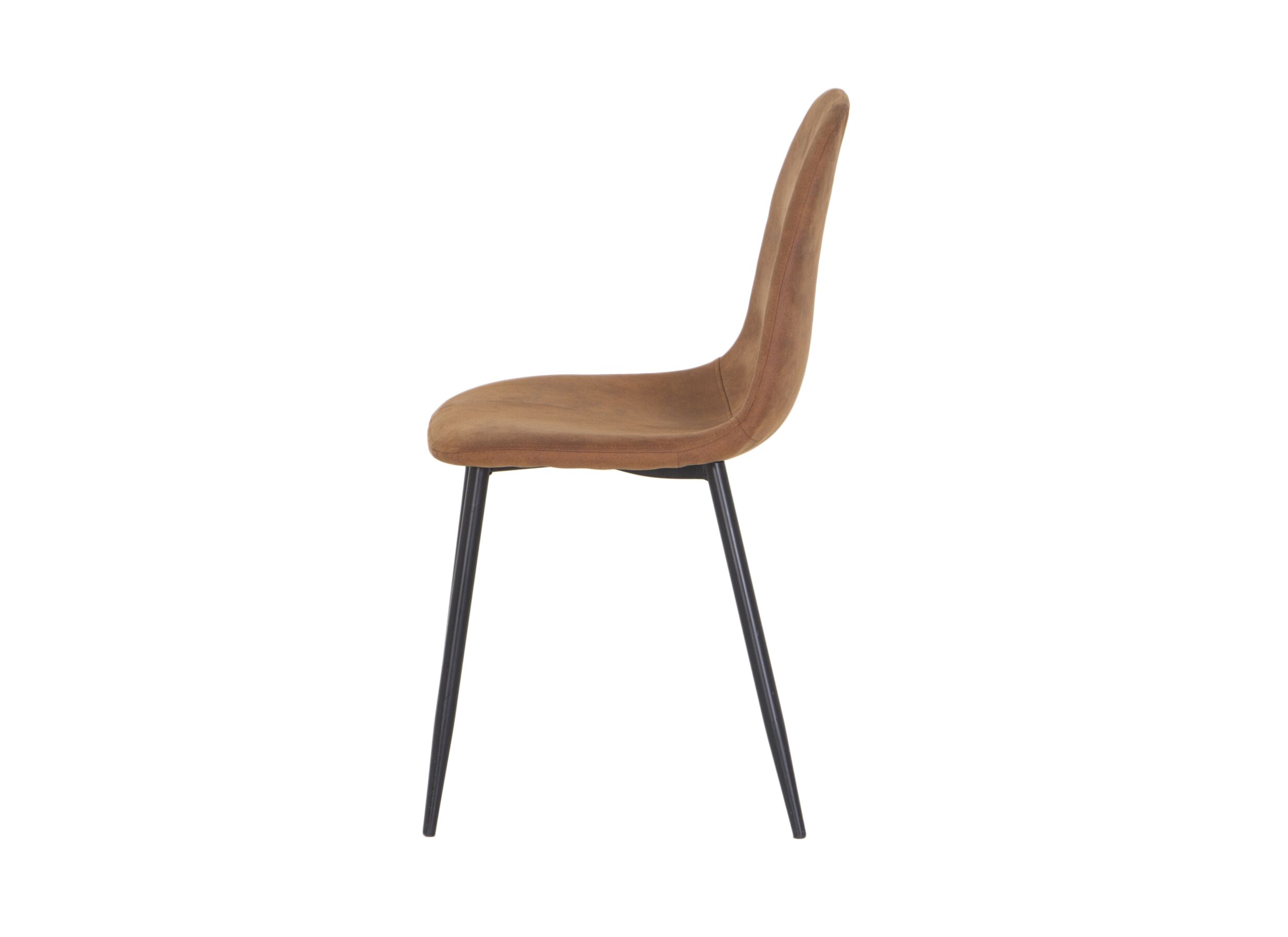 Chaise Speech 45x46x88cm - tissu - cognac