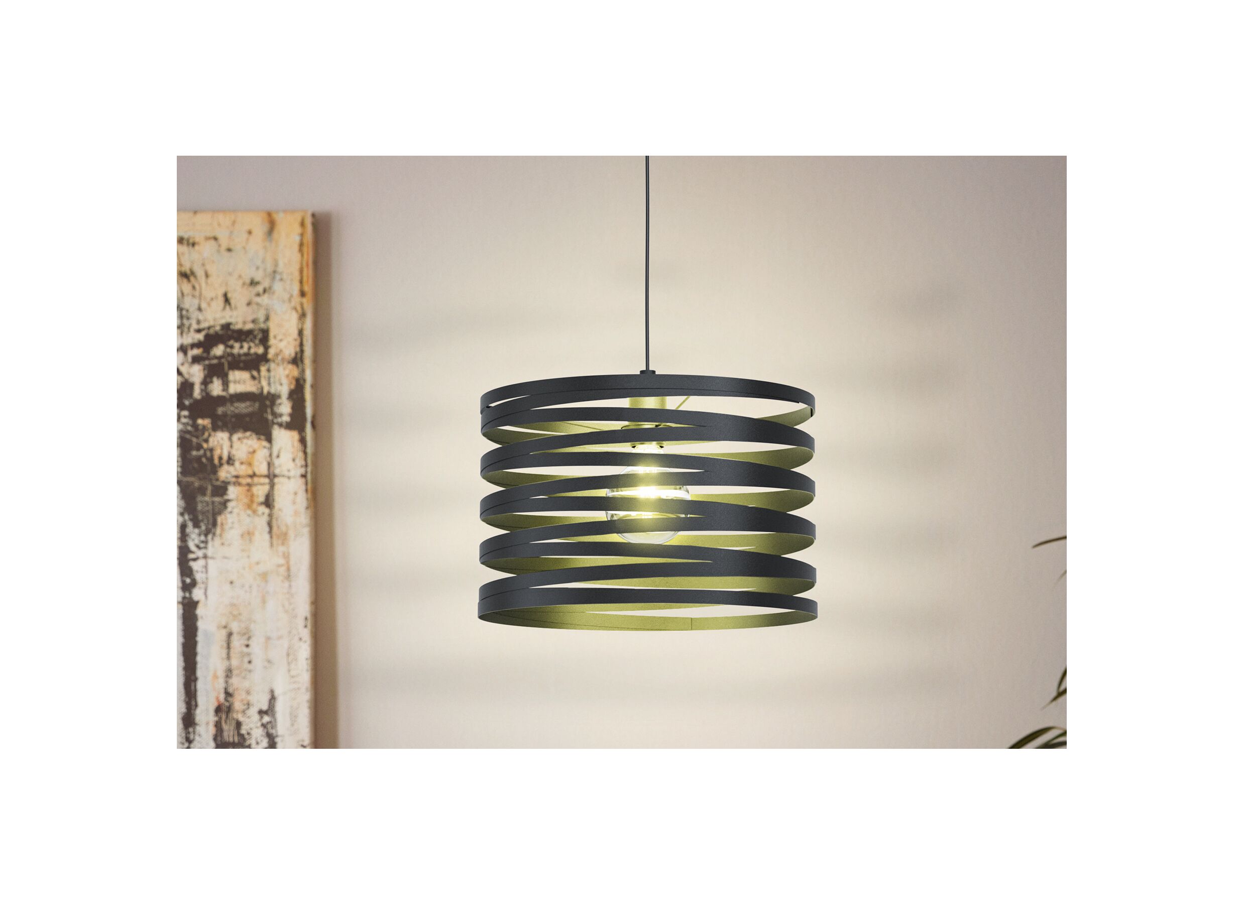 Suspension Cremella Ø37cm 40W E27 - Suspension Cremella Ø37cm 40W E27