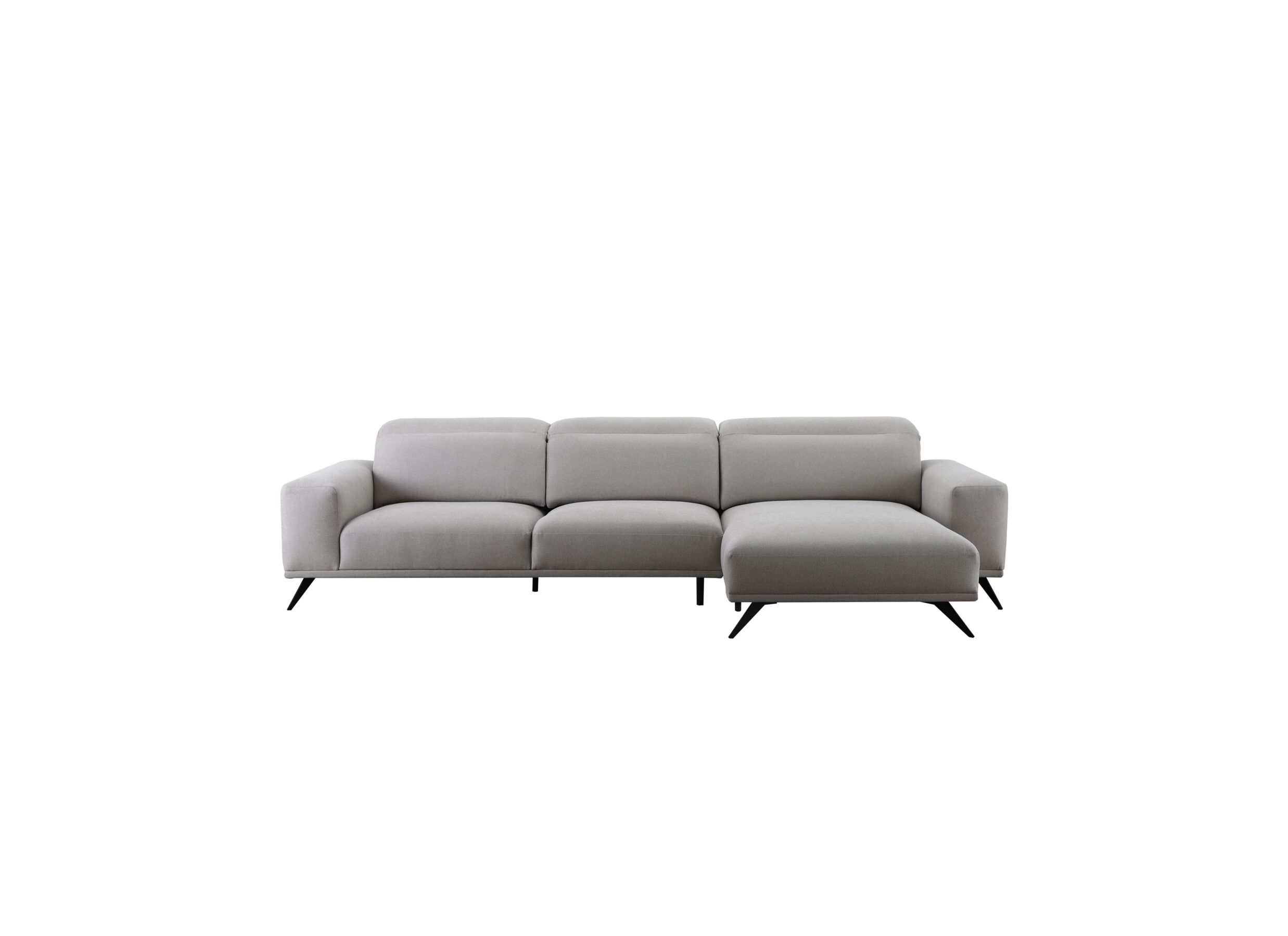 Aperçu - Canapé d'angle Forest 340x163cm - tissu - écru