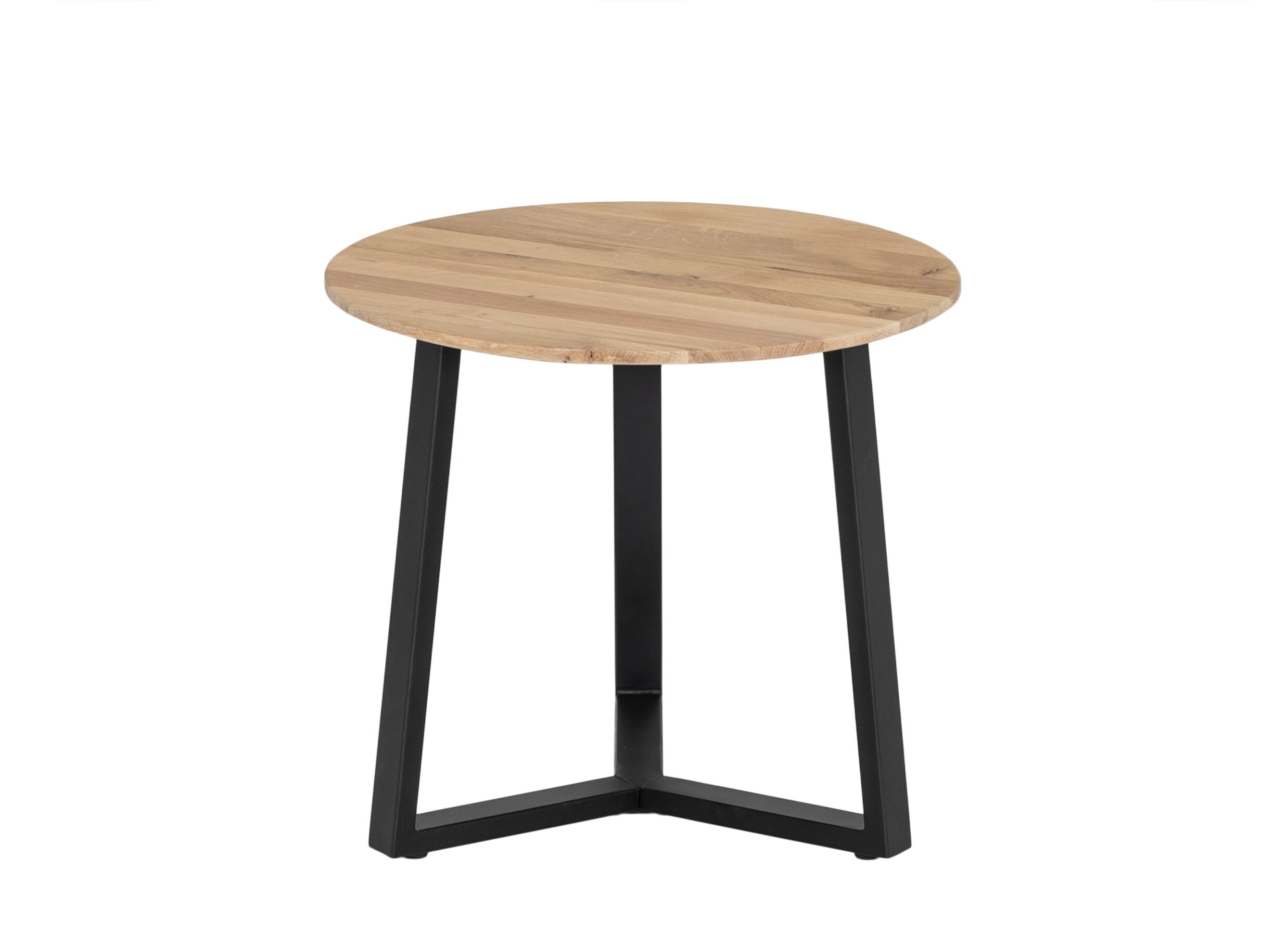 Bijzettafel Ayrton Ø50x44 - Bijzettafel Ayrton Ø50x44,5cm - eik massief - naturel