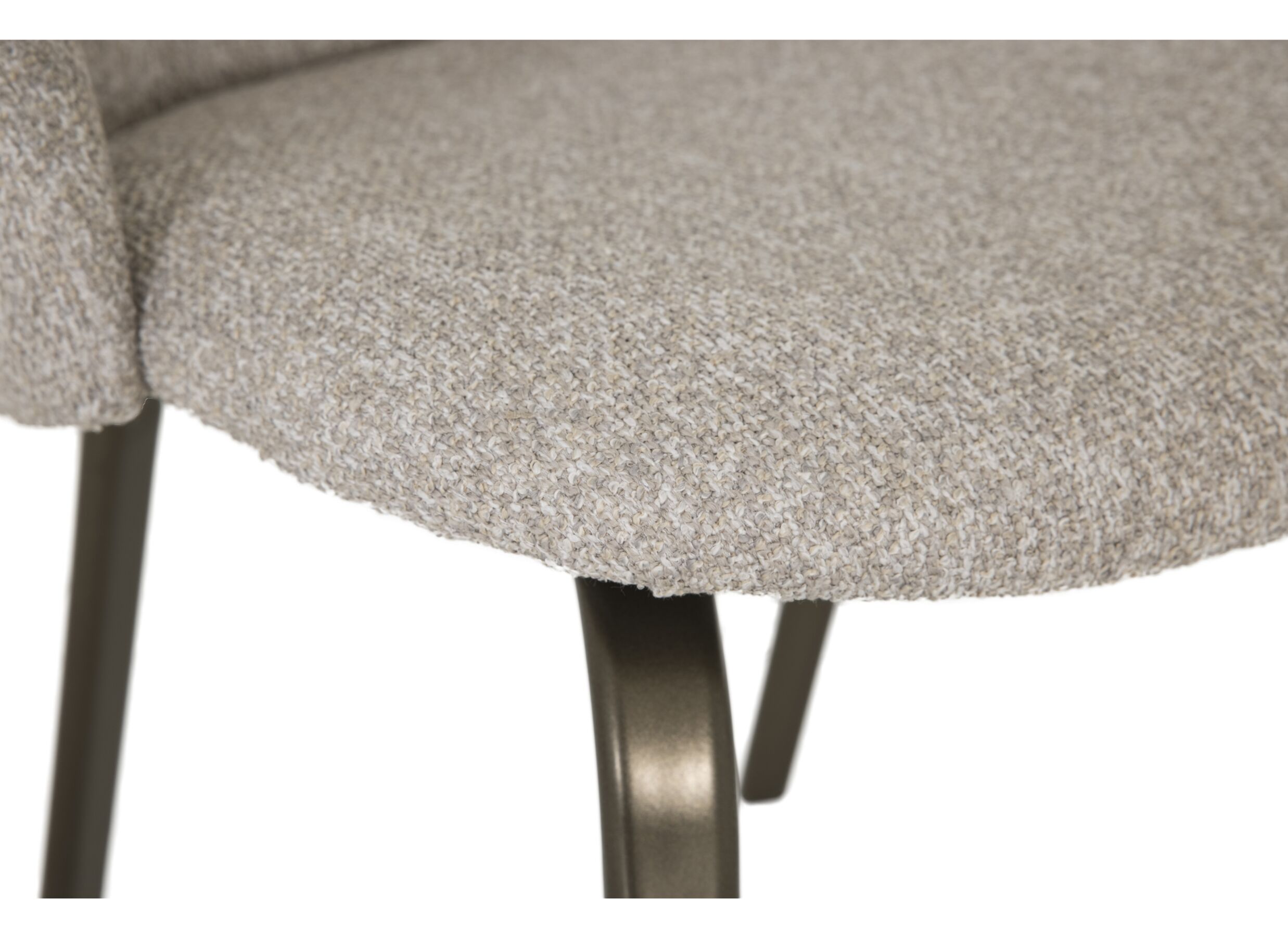 Detail - Chaise Sofia 55x59,5x81cm - fibre polyester - beige