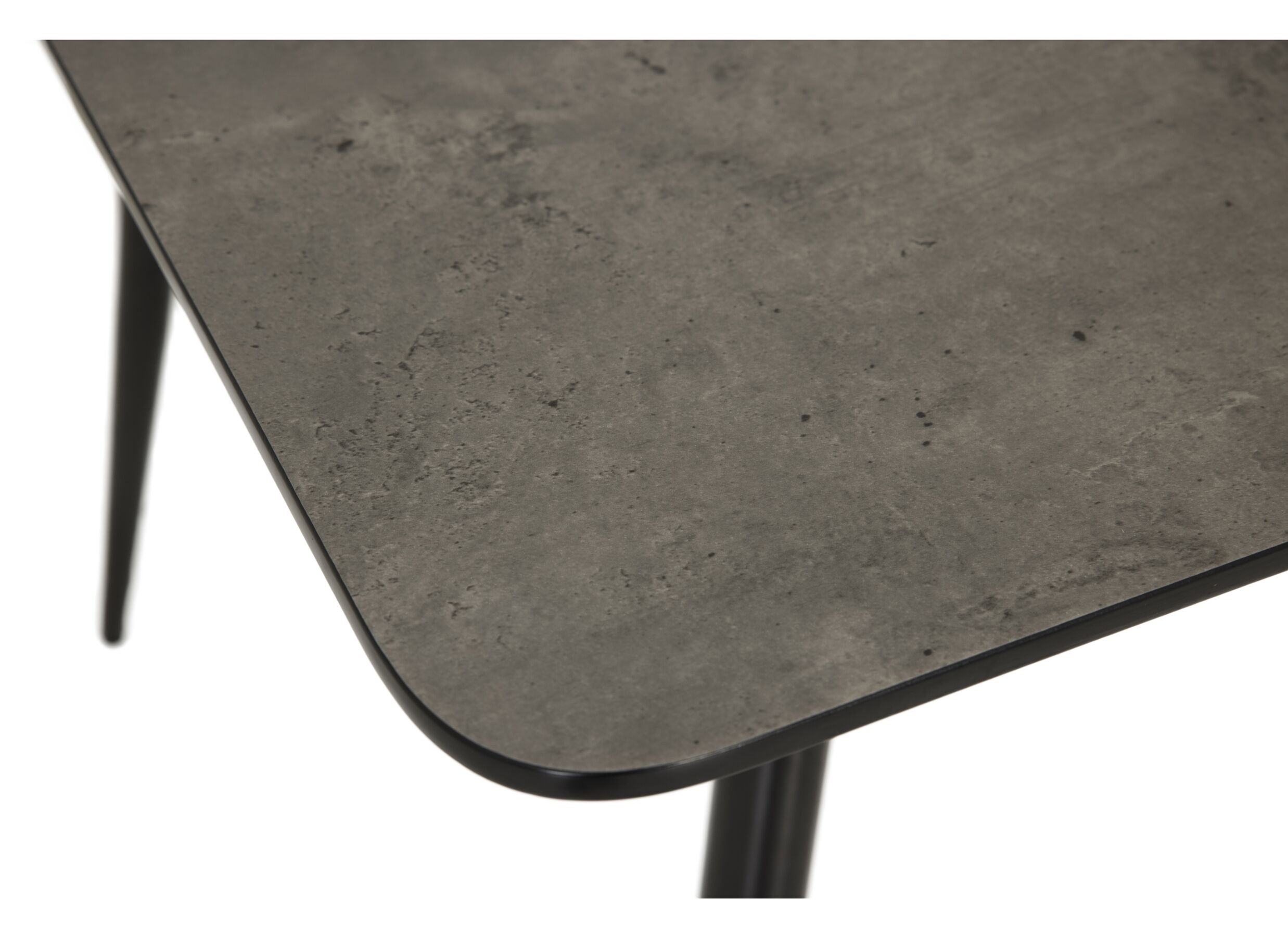 Table Dixon 120/160x80cm - MDF - béton