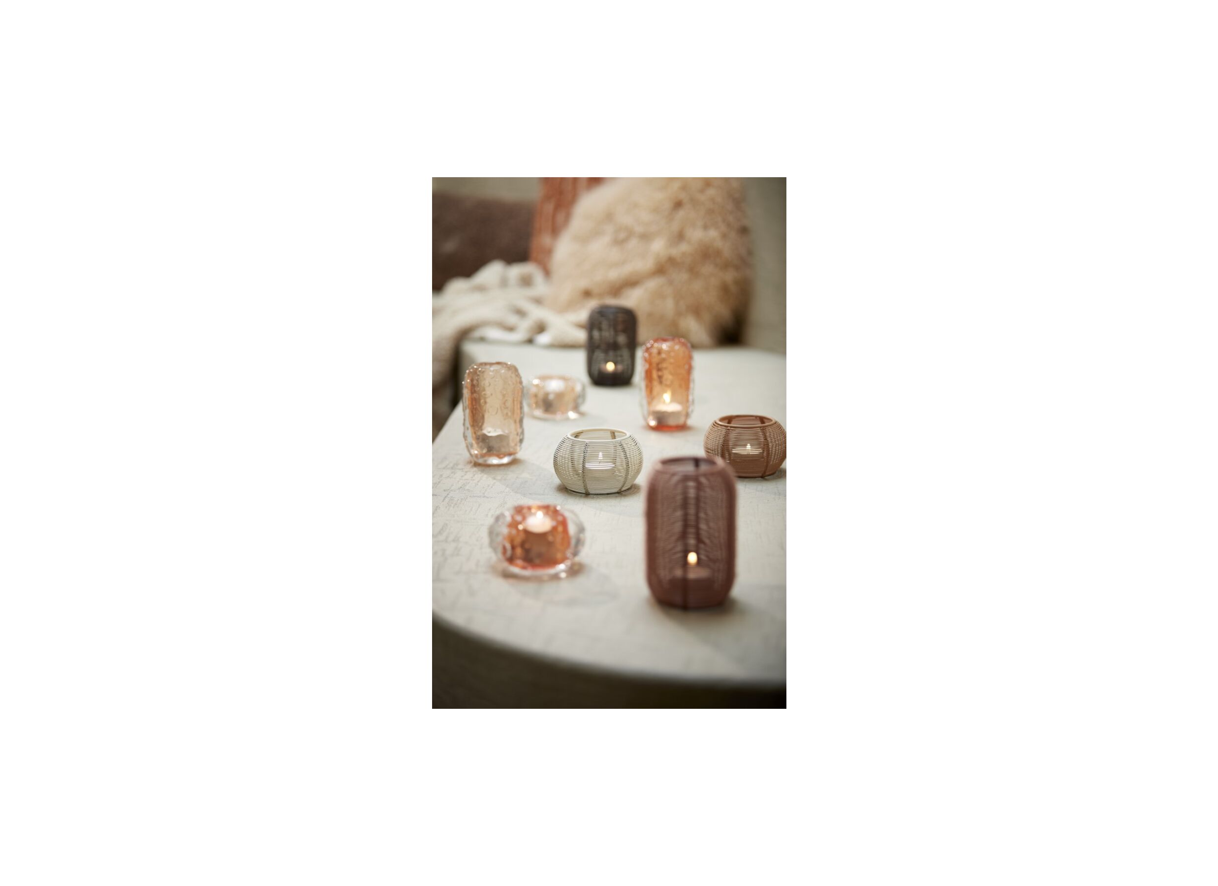 Foto ambiance - Photophore Biano H7cm
