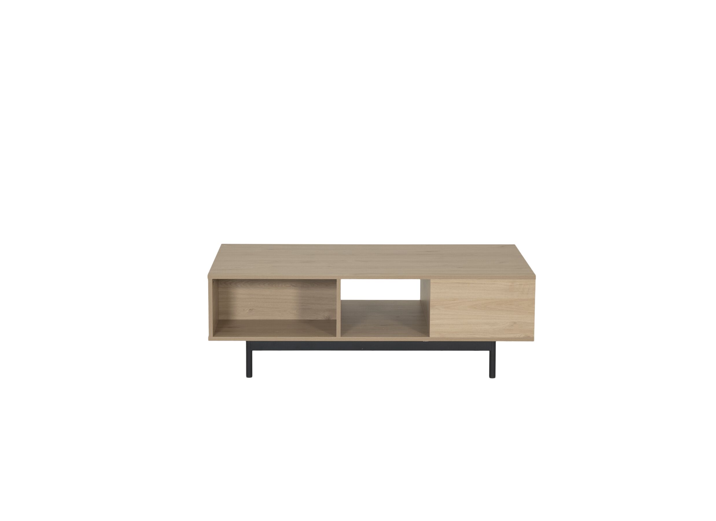 Aperçu - Table basse Token 130x170cm - décor - chêne avec rangemant