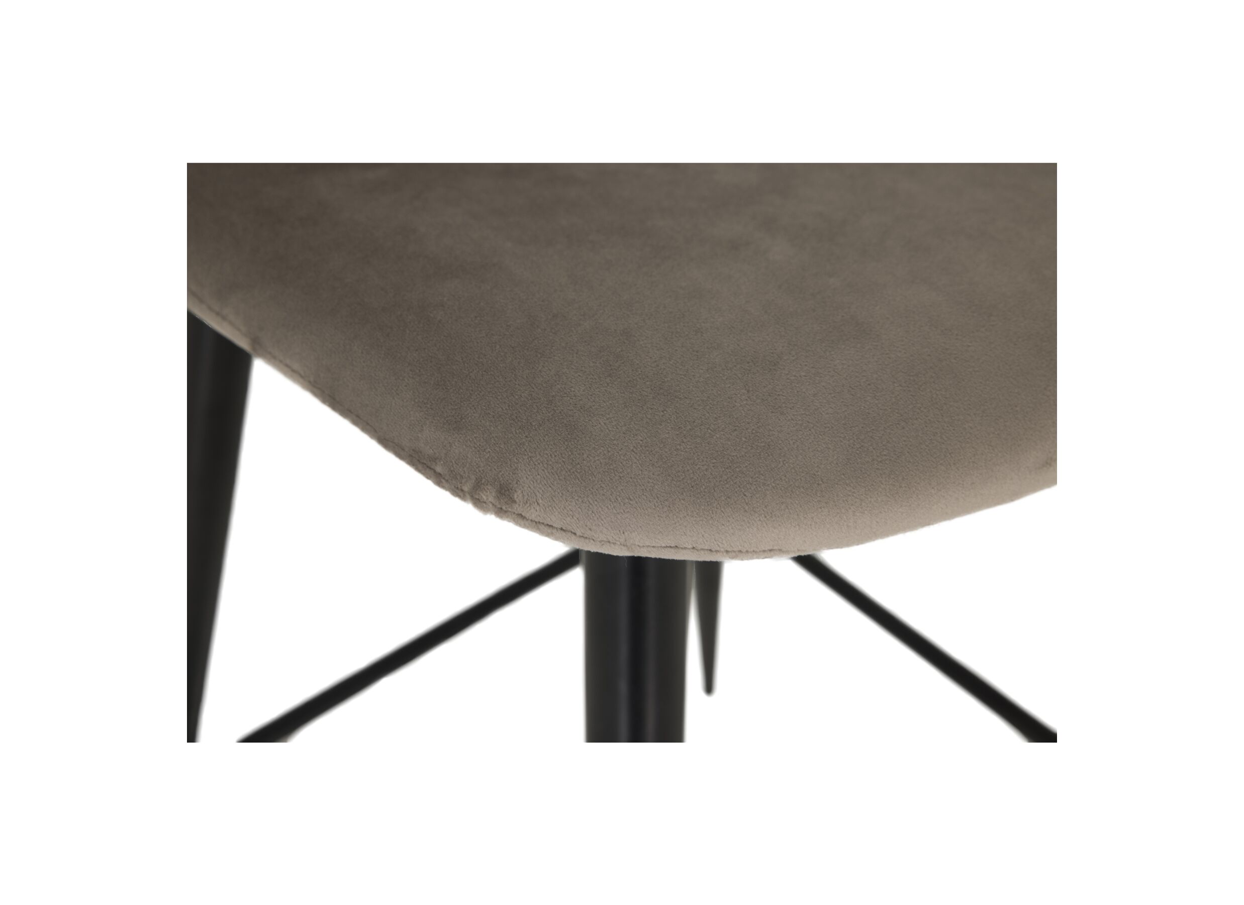 Detailfoto - Barstoel Charlton ZH66cm - stof - taupe