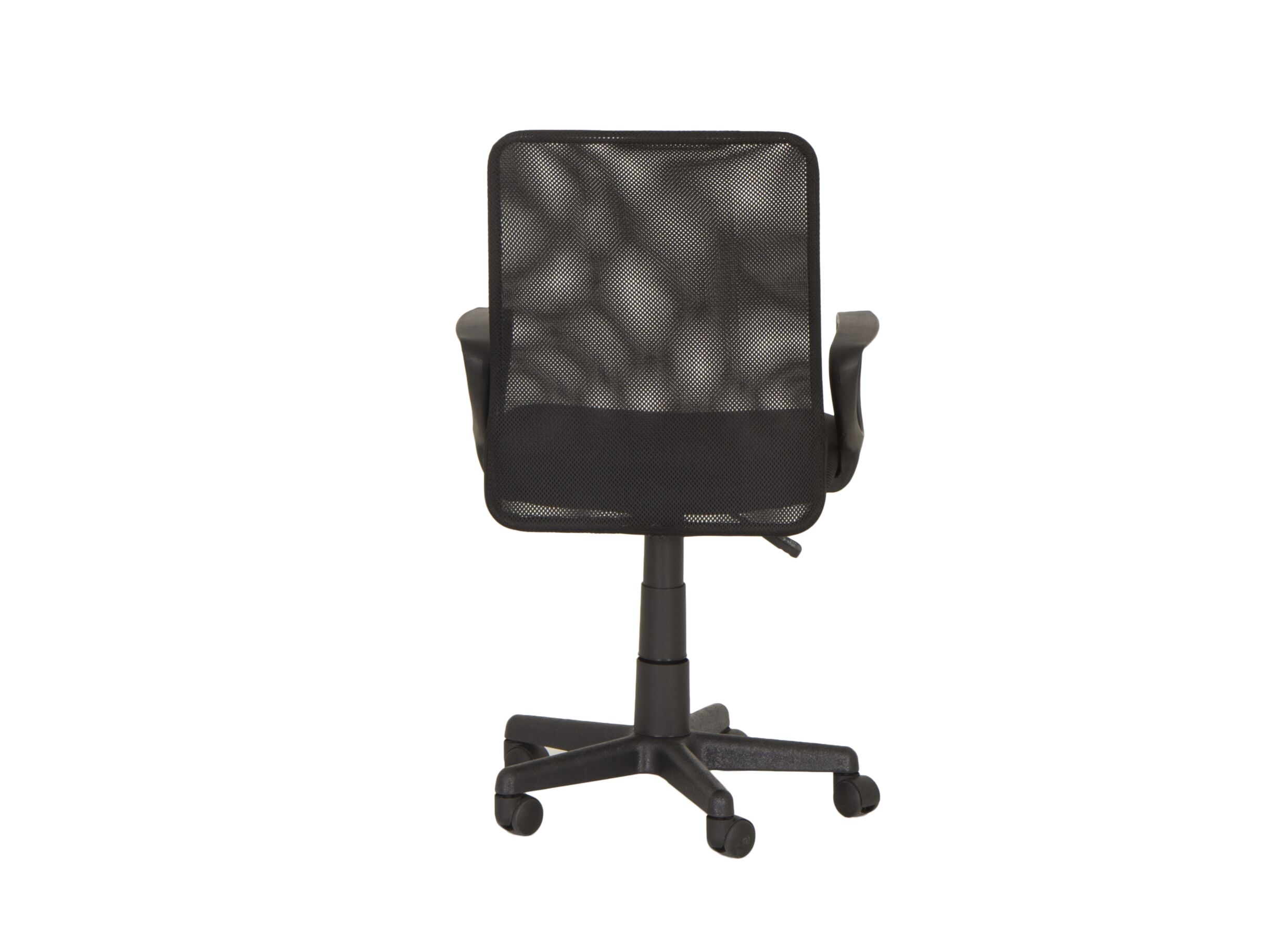 Chaise de bureau Mosquito 56x47x99cm - similicuir - noir