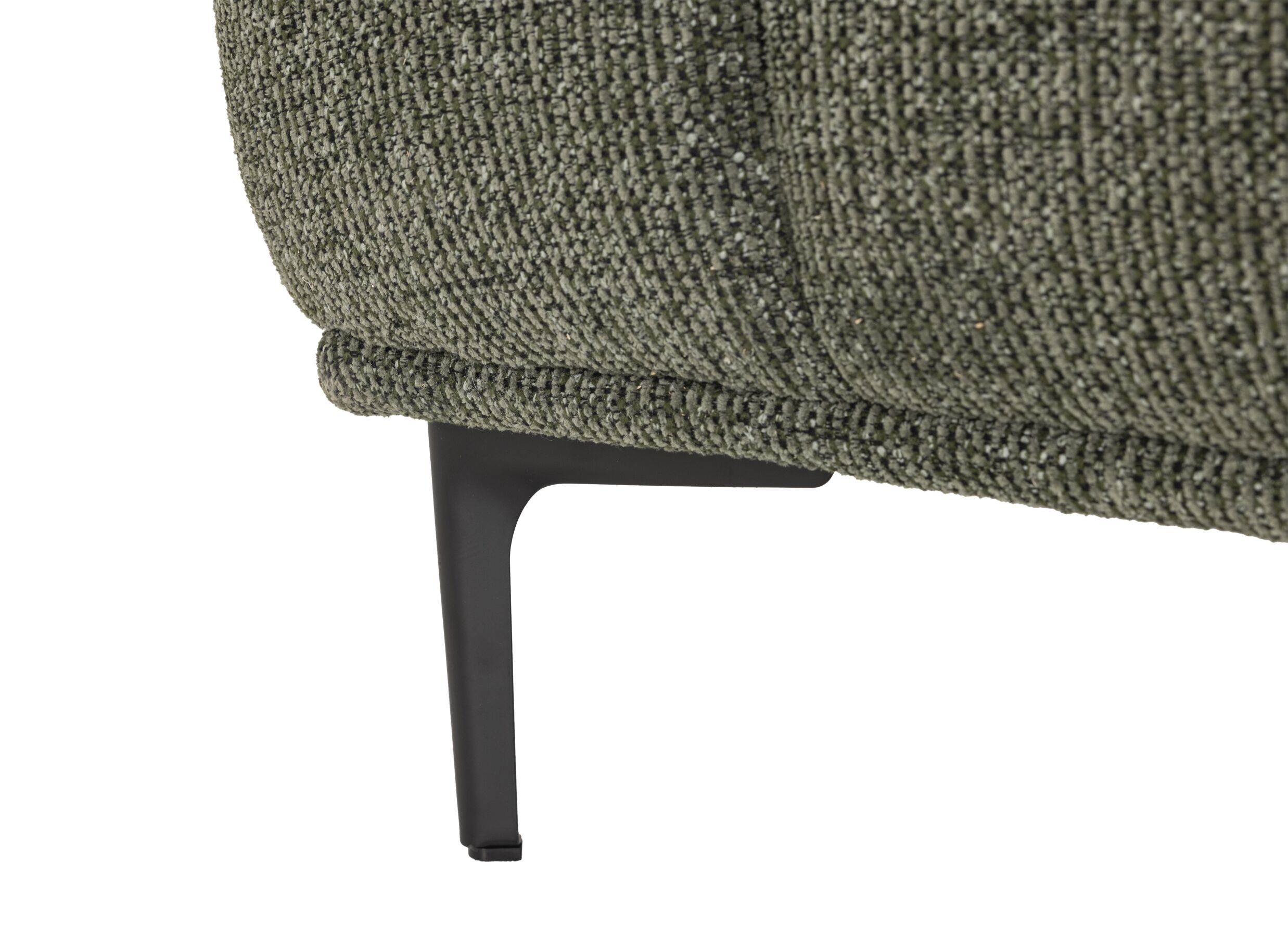 Detailfoto - Hoeksalon Furia 285x178cm - stof - groen