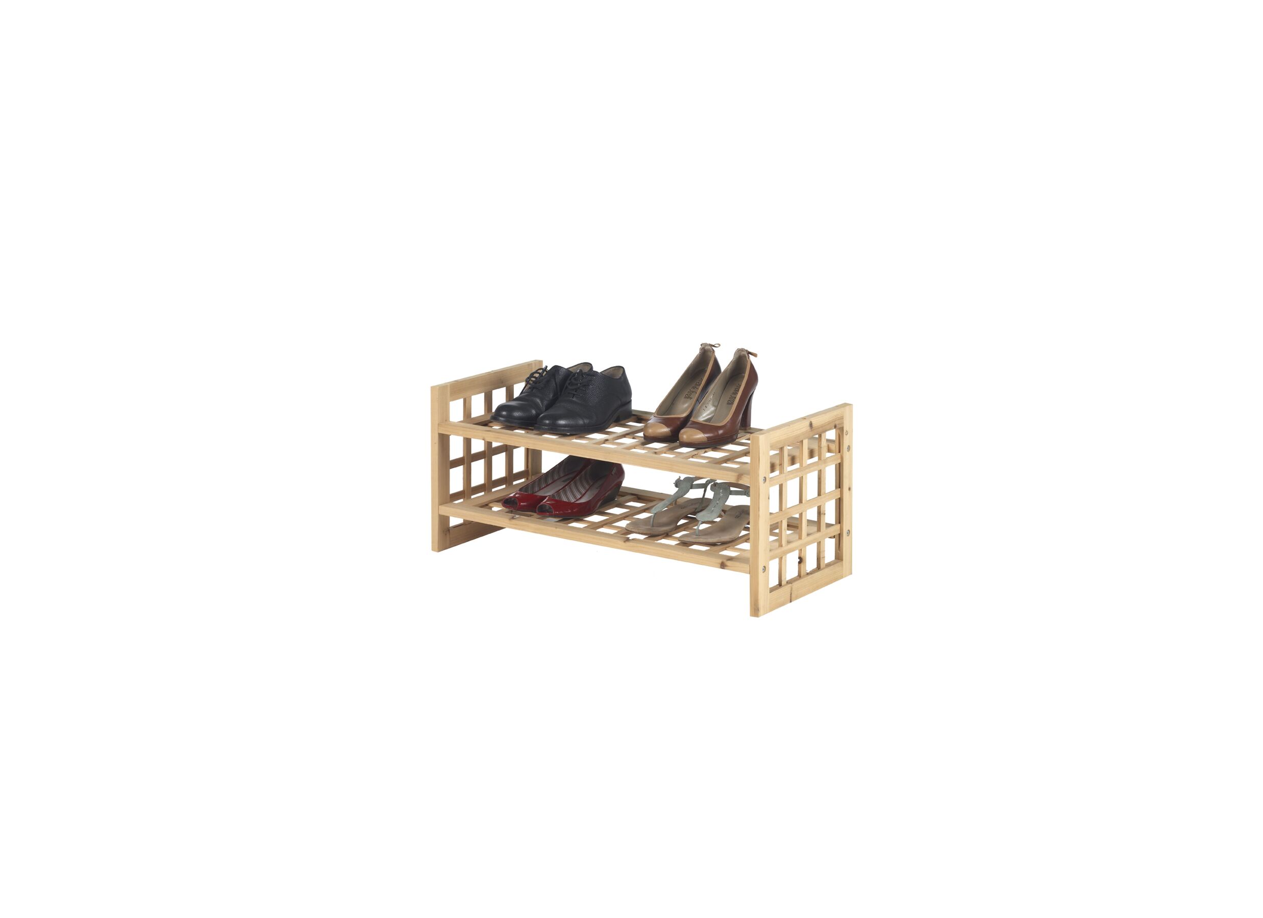 Schoenenrek hout 70x32x32cm