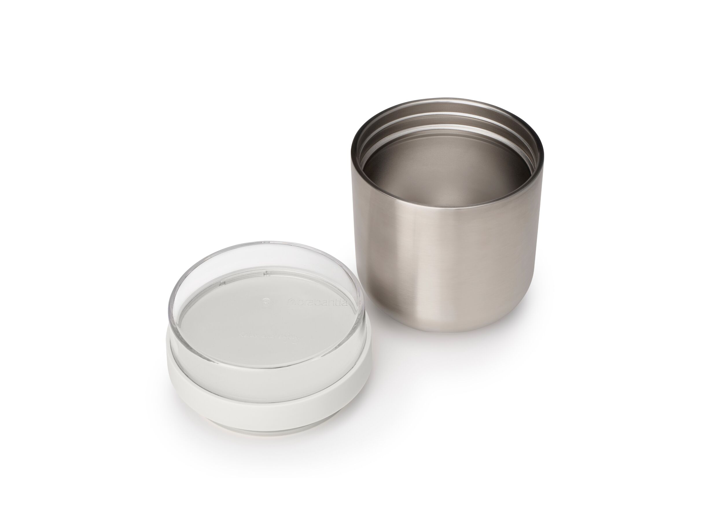 Aperçu - Boîte à yaourt Make&Take 0,5L - acier - light grey