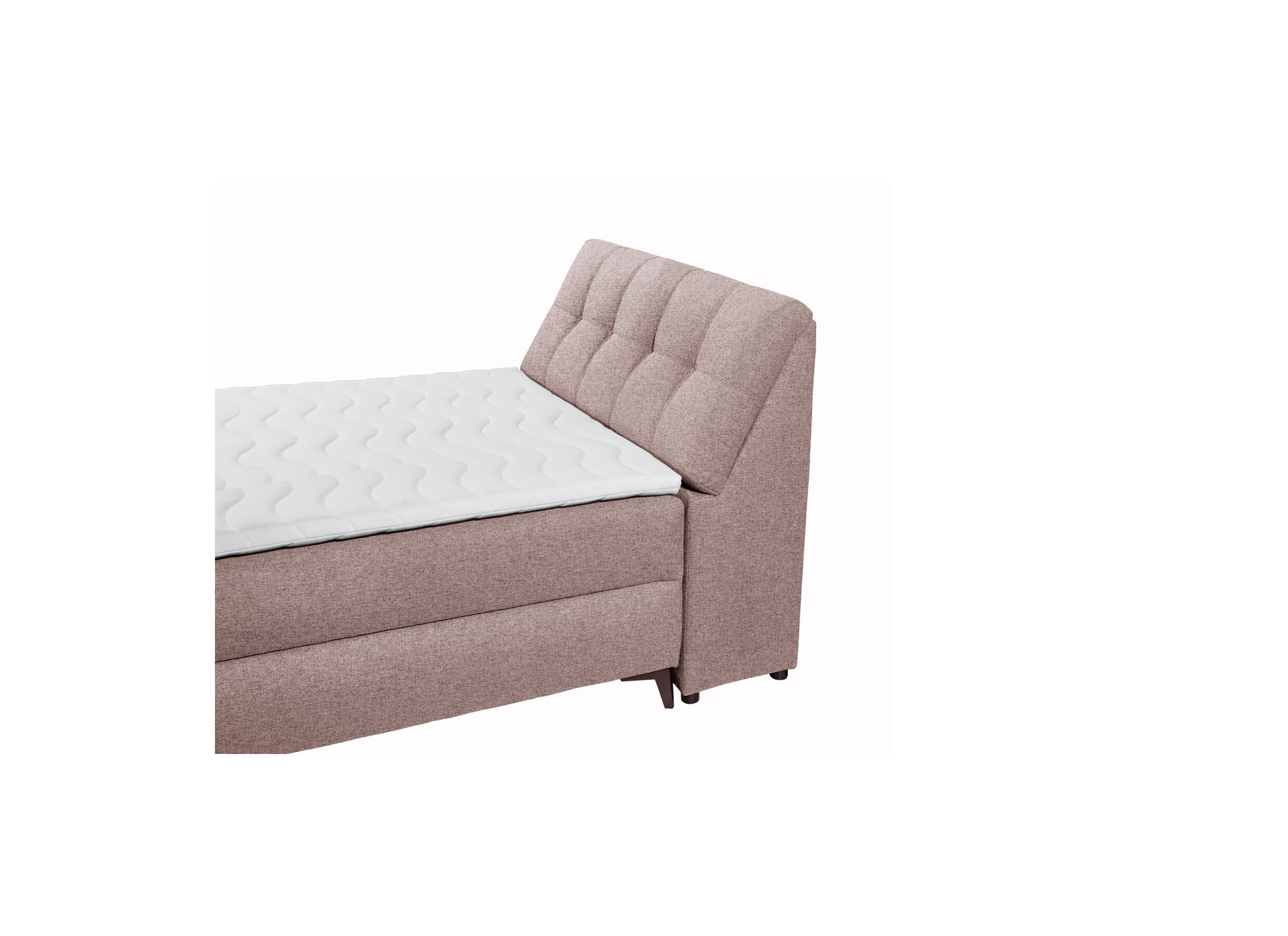Detailfoto - Bedbox Atlantis 120x200cm met opbergruimte stof flamingo