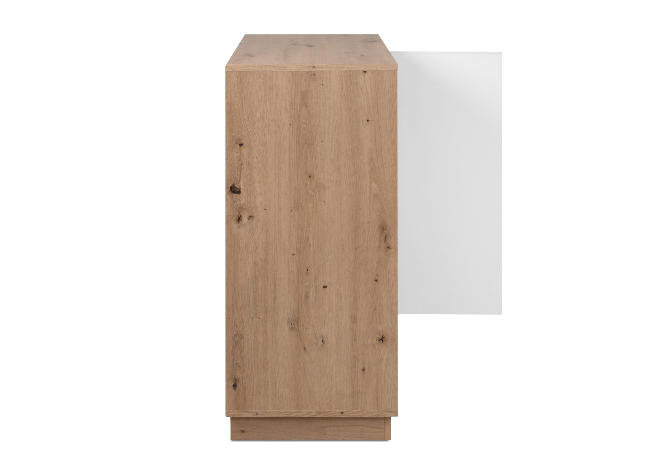 Aperçu - Commode Phoenix 79cm - décor - chêne artisanal & blanc