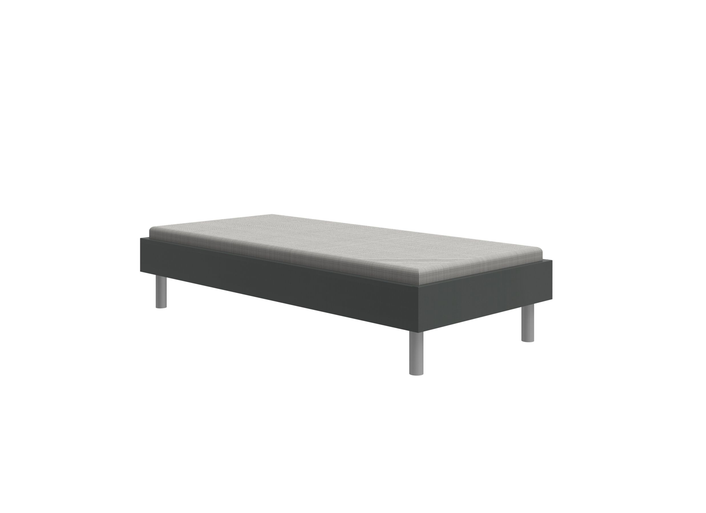Bed Easy 100x200cm - decor - grafiet - Lit Easy 100x200cm - décor - graphite