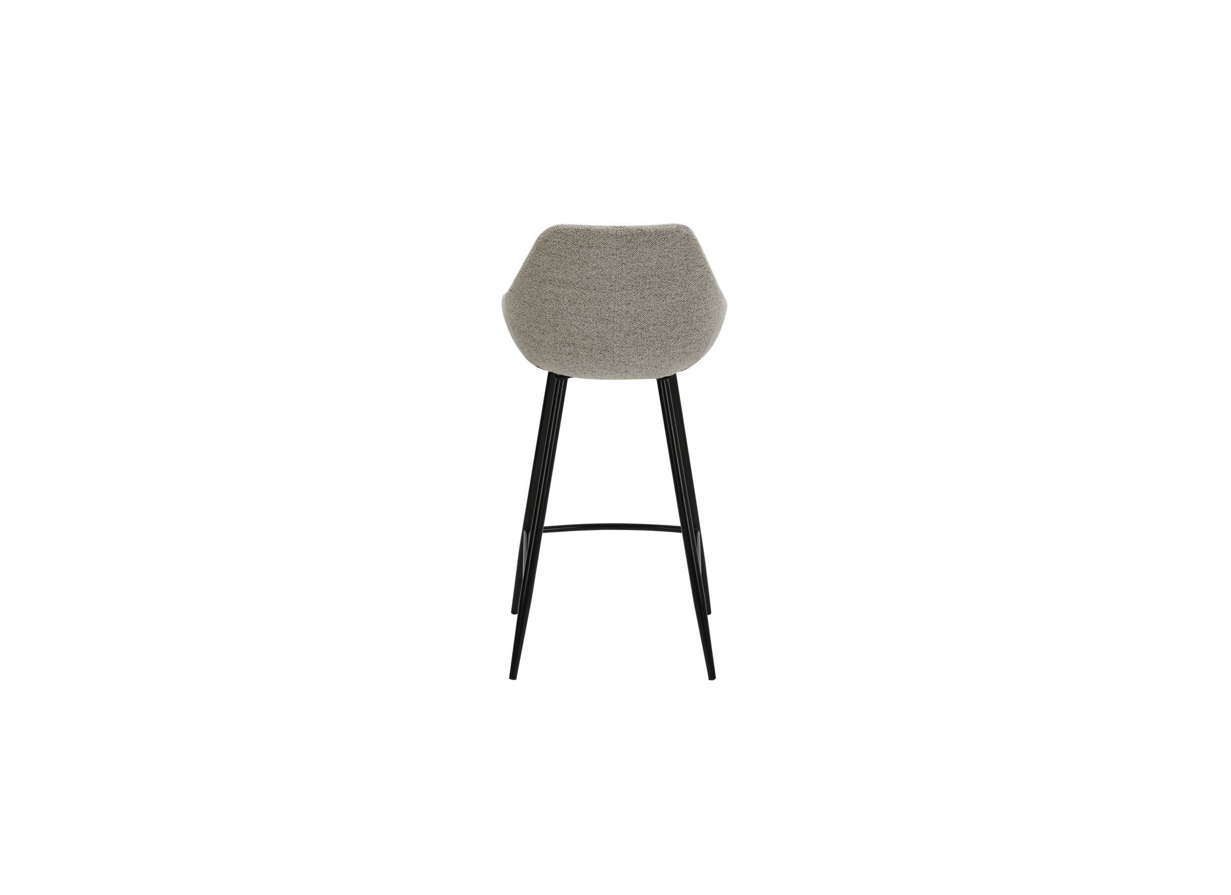 Chaise de bar Fangio HA68cm - tissu - gris