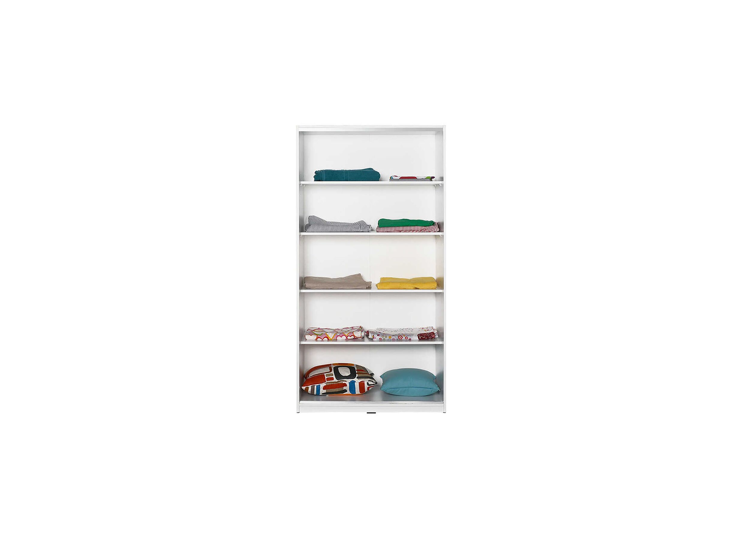 Schuifdeurkast Auckland 94cm - decor - wit
