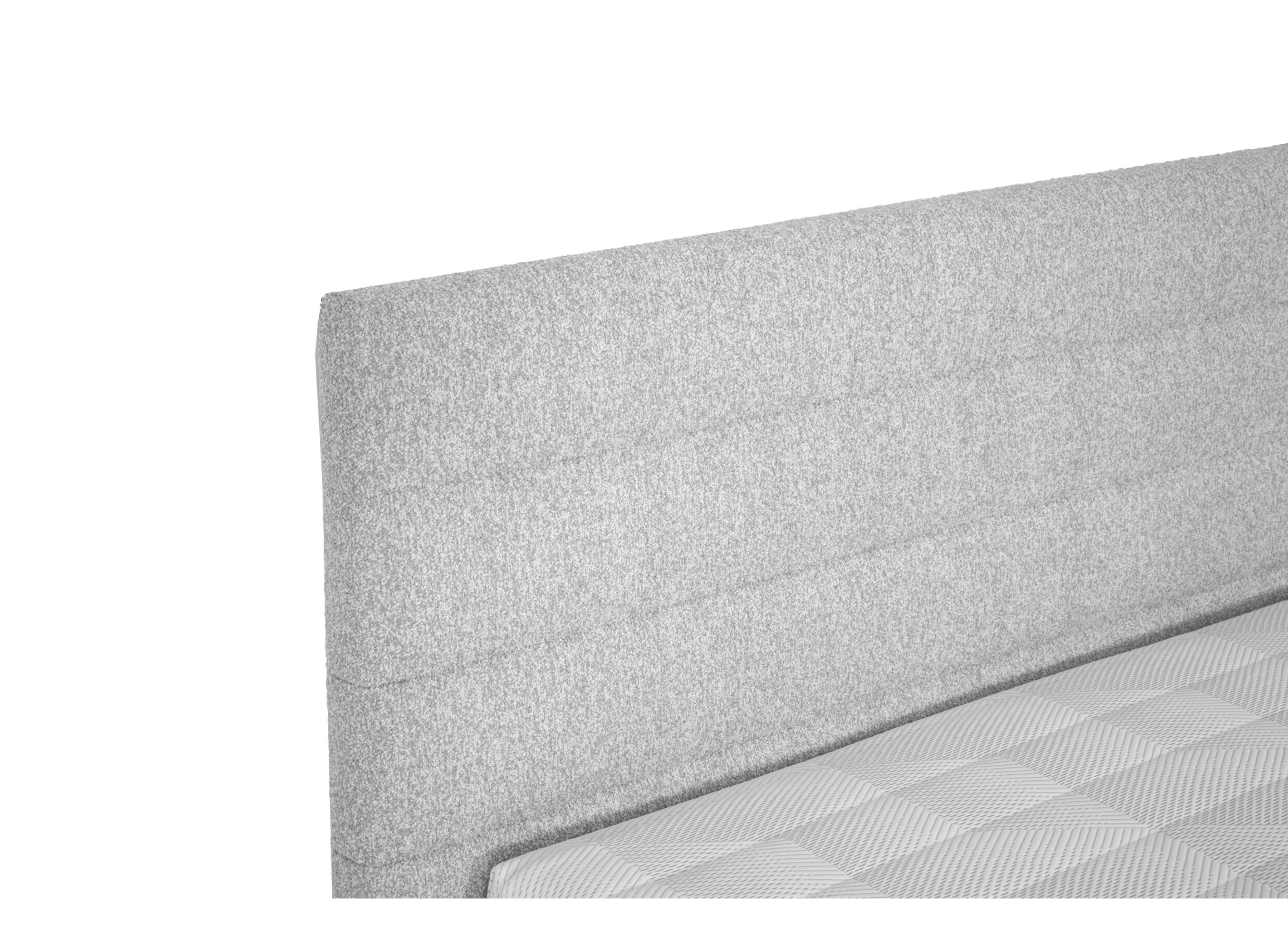 Detailfoto - Bedbox Butterfly 180x200cm - stof - lichtgrijs met opbergruimte