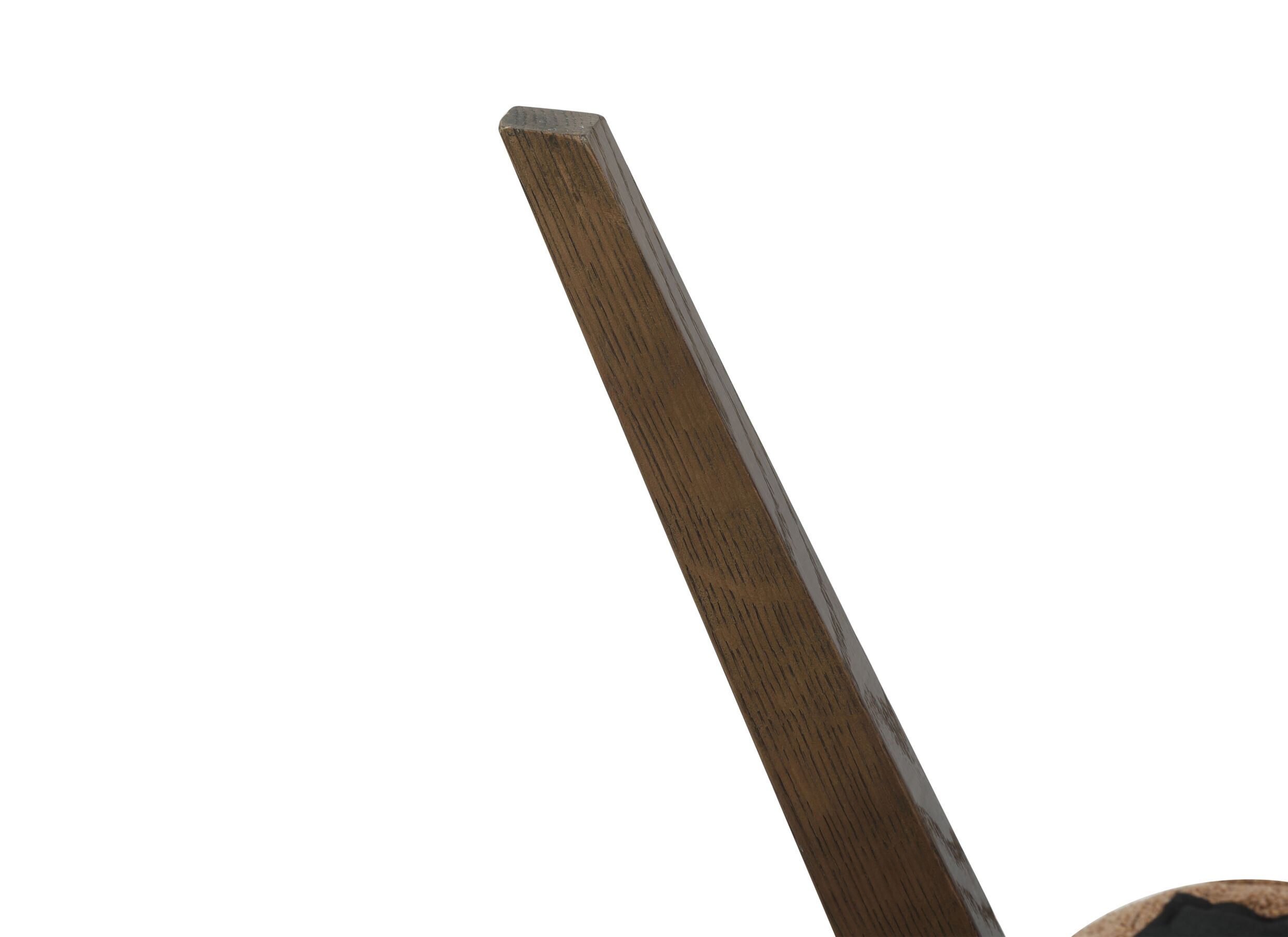 Detail - Chaise coque Tristan 63x62,5x86,5cm - fibre polyester - rouille