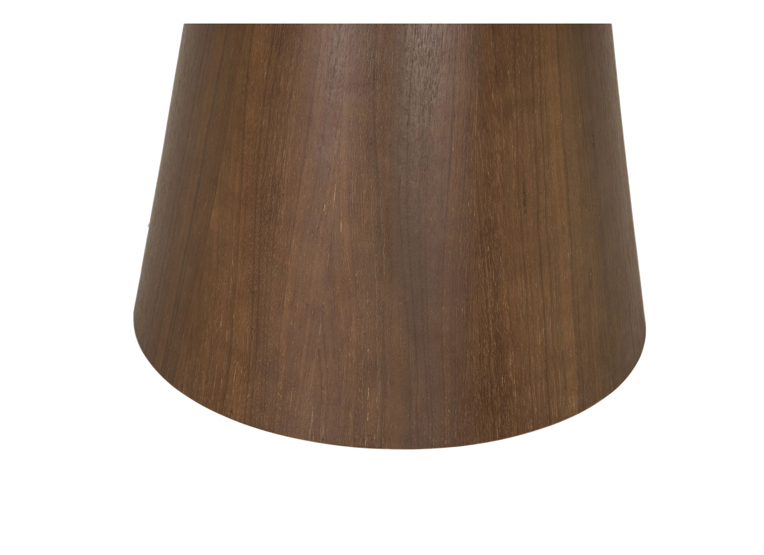 Detail - Table ronde Daytona Ø120cm - MDF - noyer