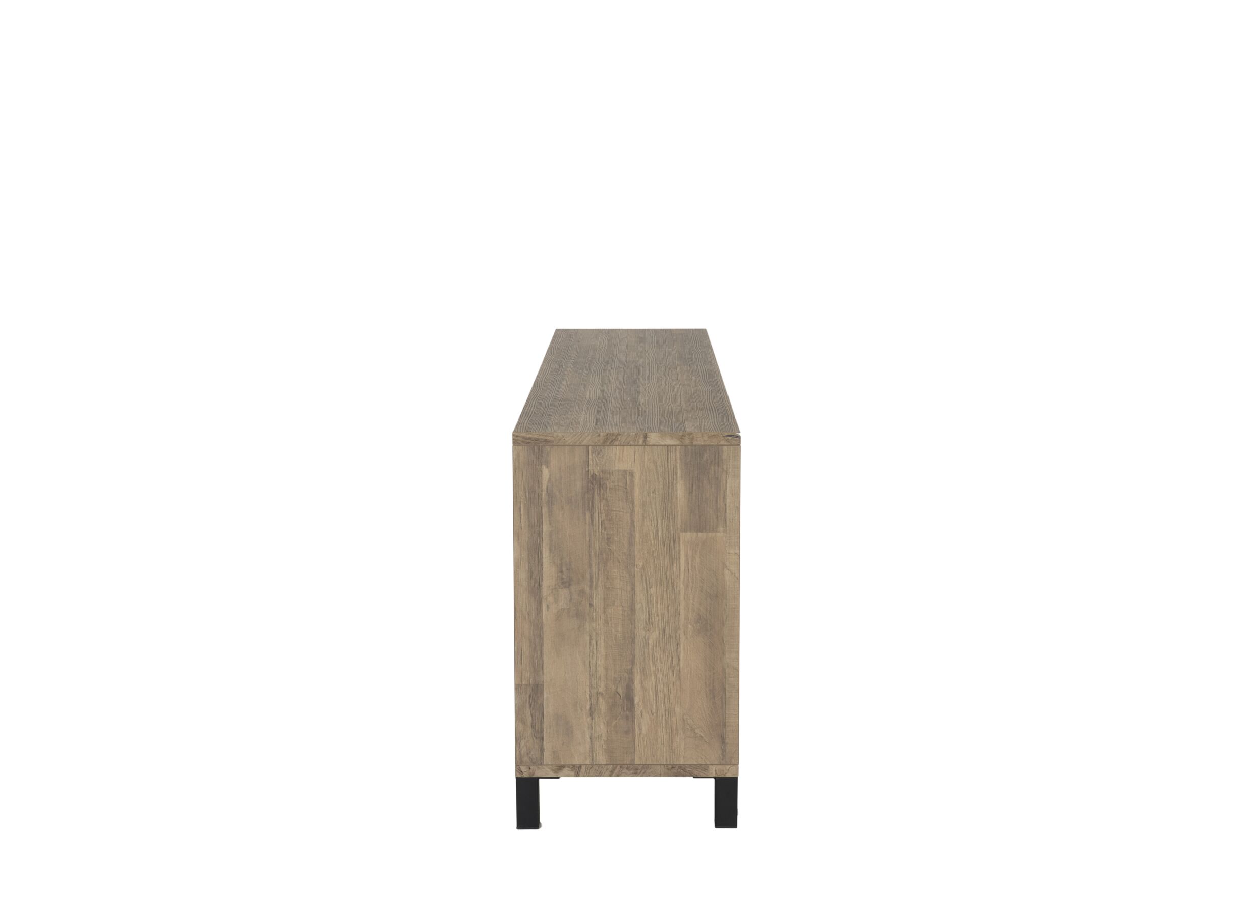 Aperçu - Buffet 238cm - film décoratif - old teak & matt black