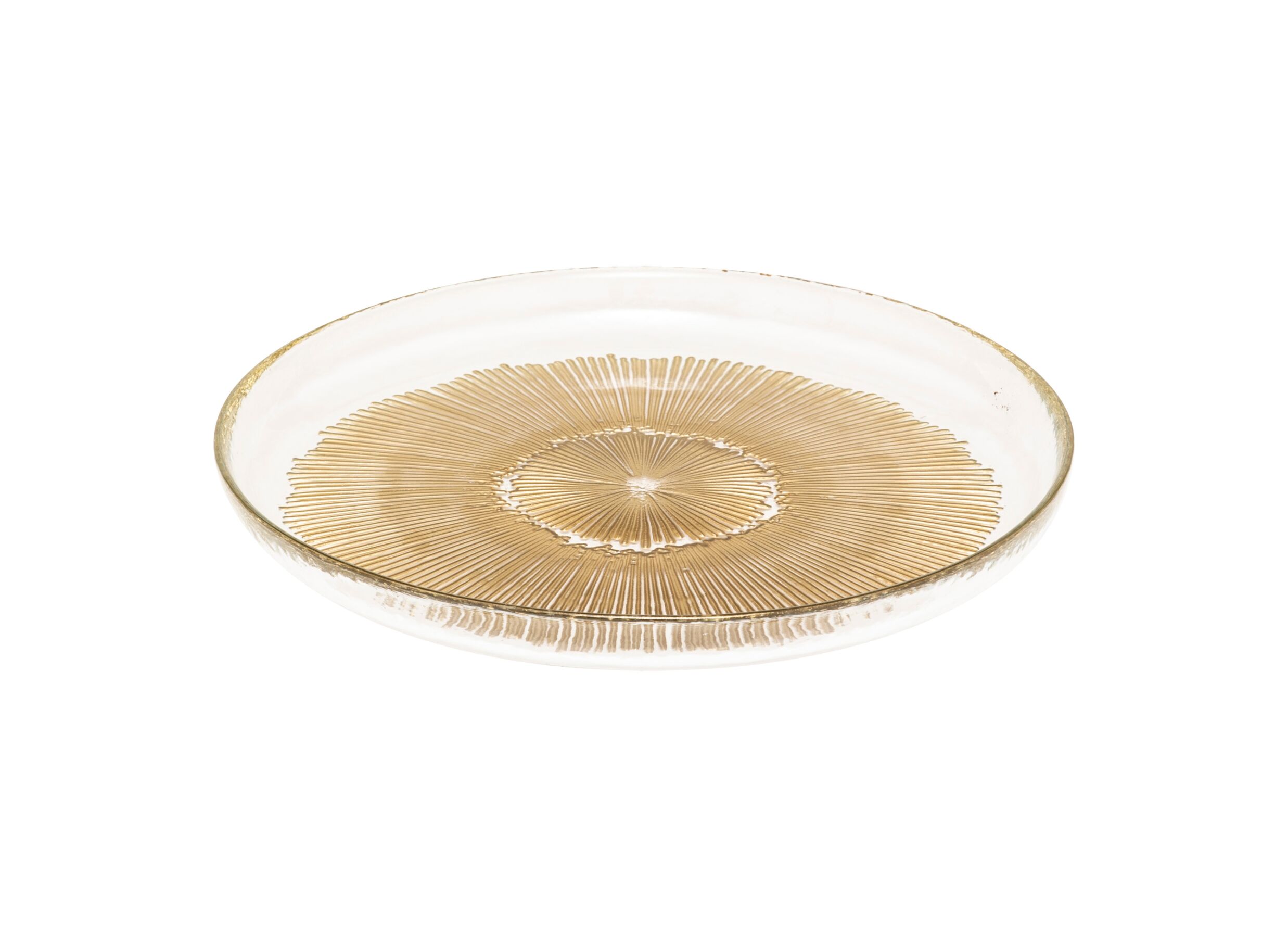 Plus Important - Assiette à dessert Celeste Ø20cm - verre - doré