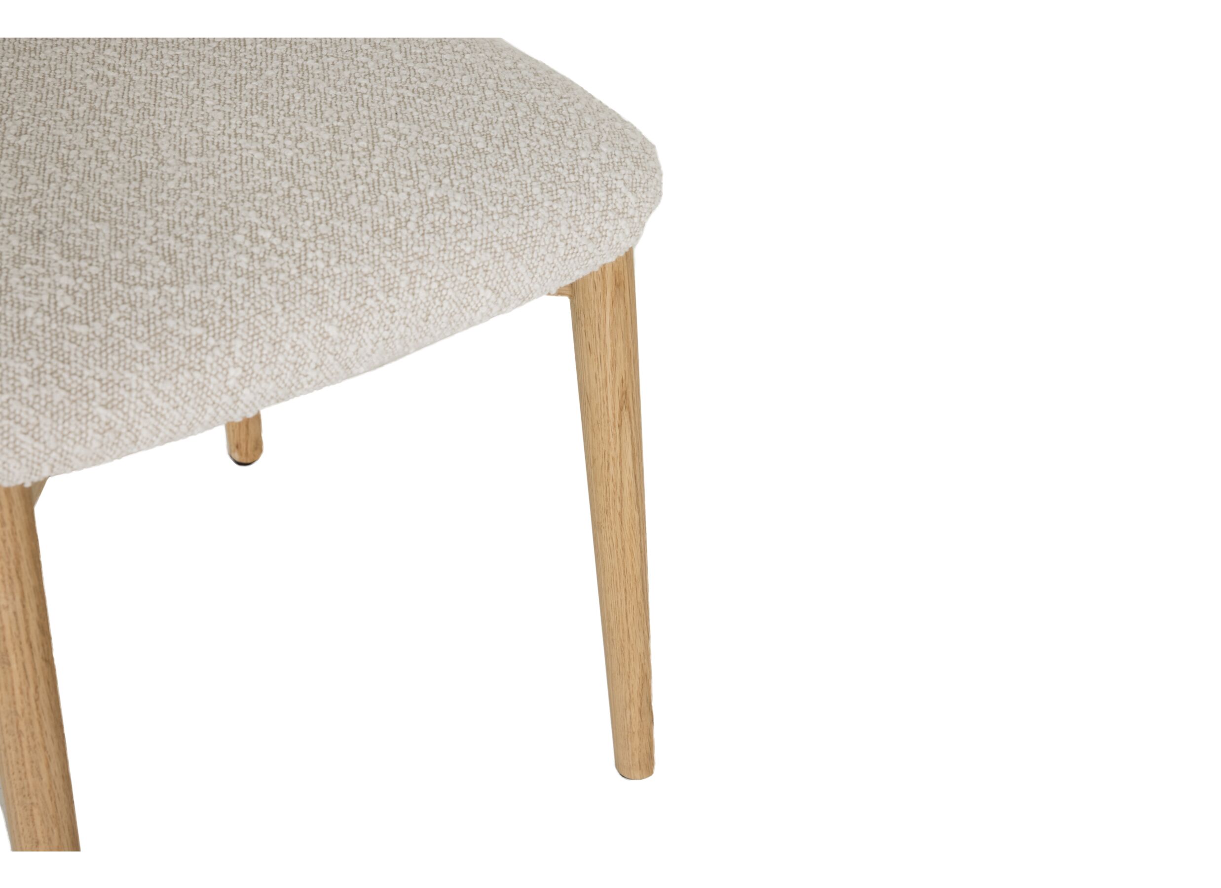 Detailfoto - Stoel Nemo 50x48x78cm - polyestervezel - beige