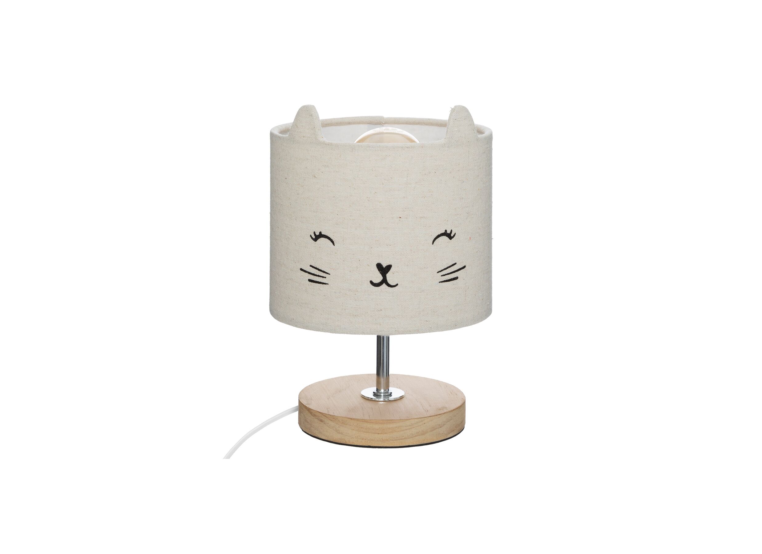 Lampe de table Chat E14 H21cm - Lampe de table Chat E14 H21cm