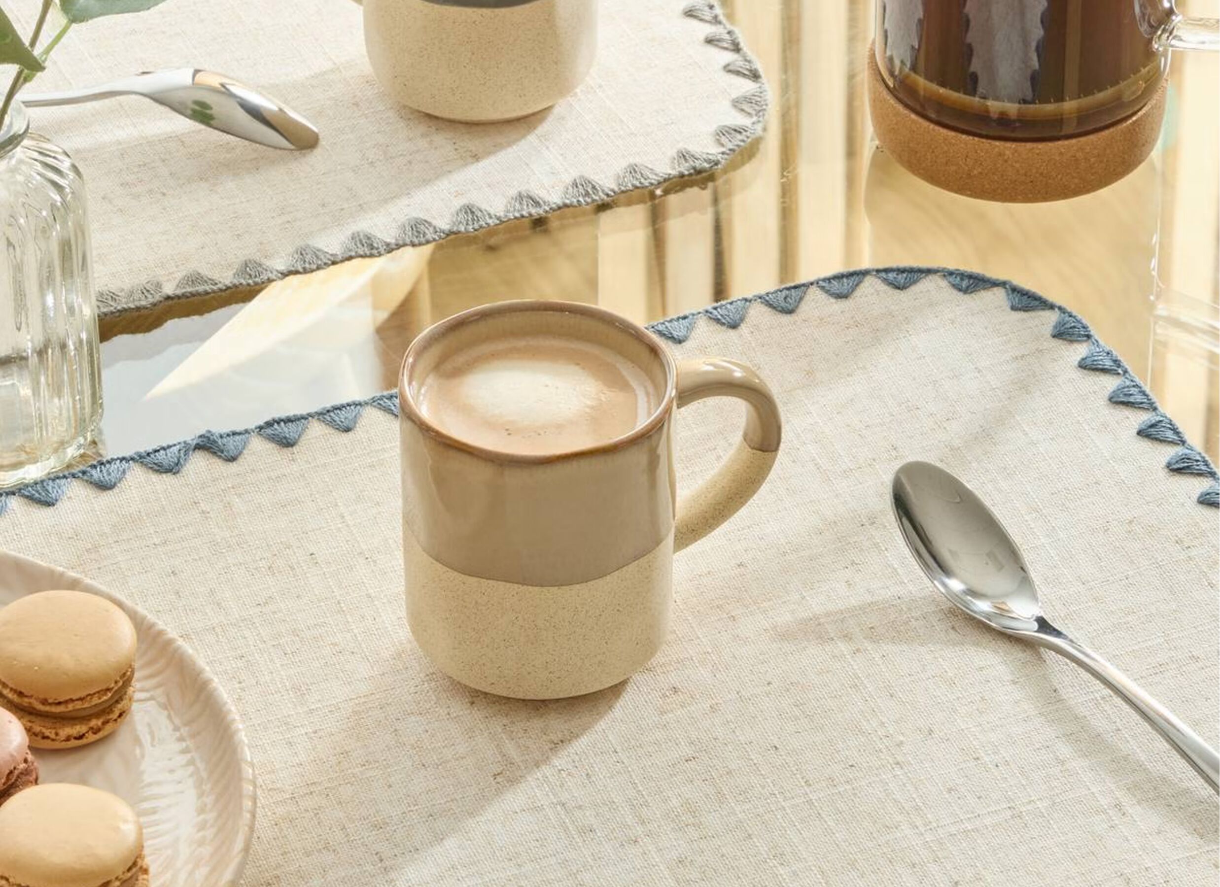 Foto ambiance - Mug Kate 20cl - grès - beige