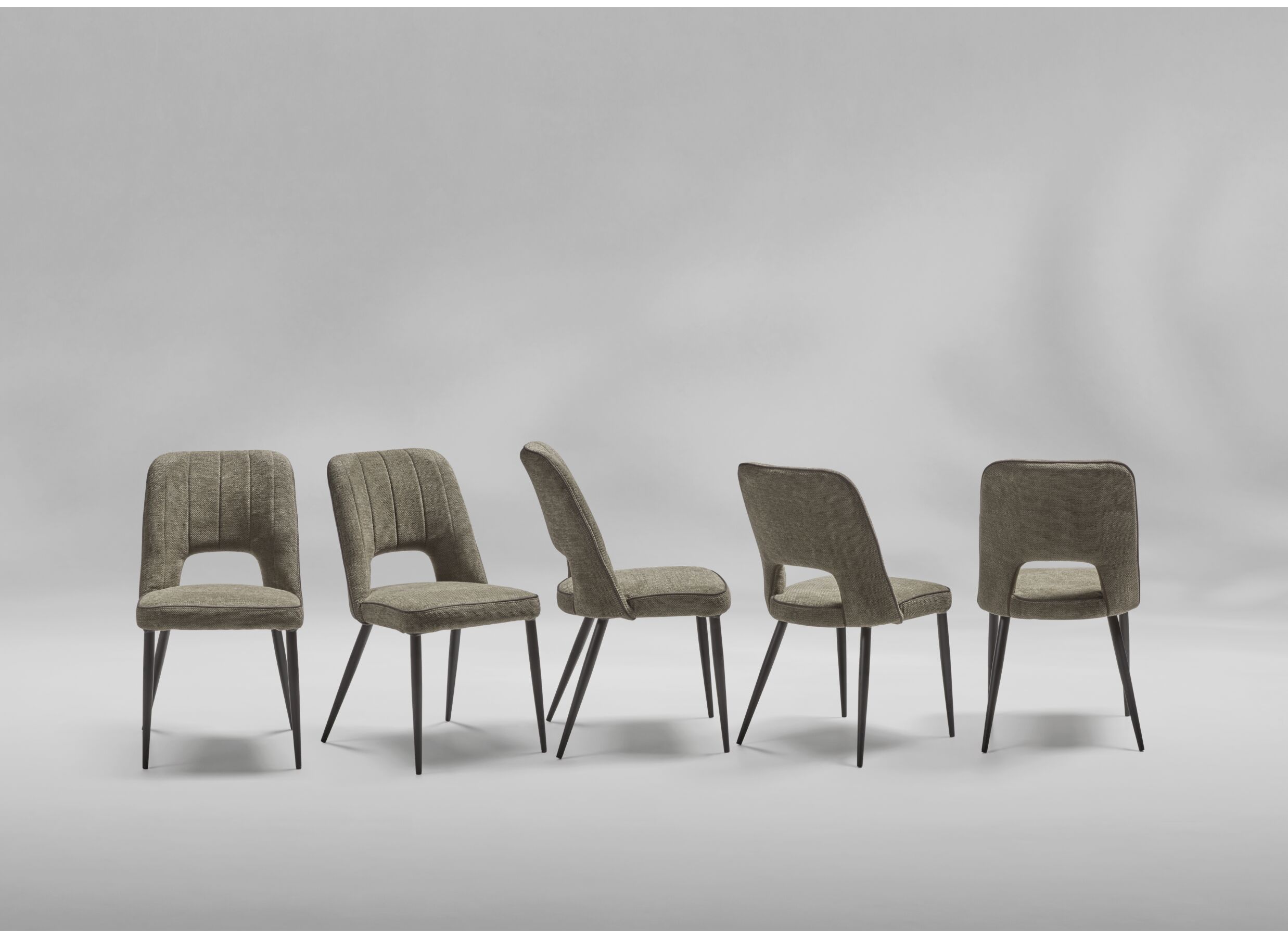Chaise 50x50x90cm - tissu - vert