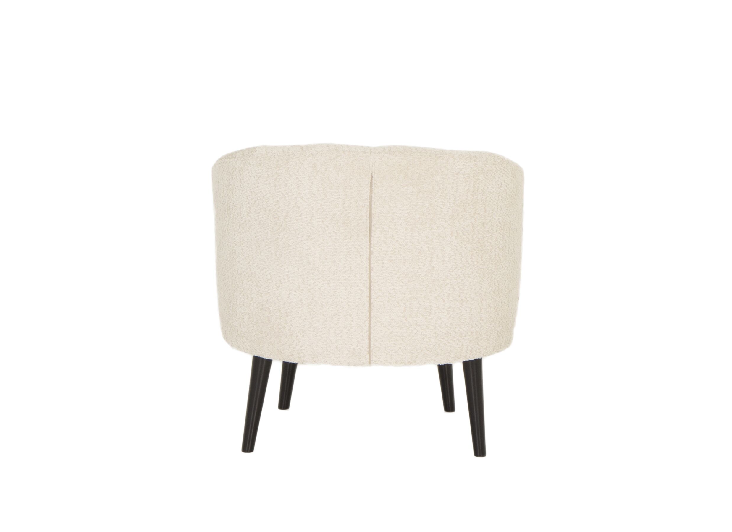 Fauteuil Coffee 76x74x75cm - tissu - beige