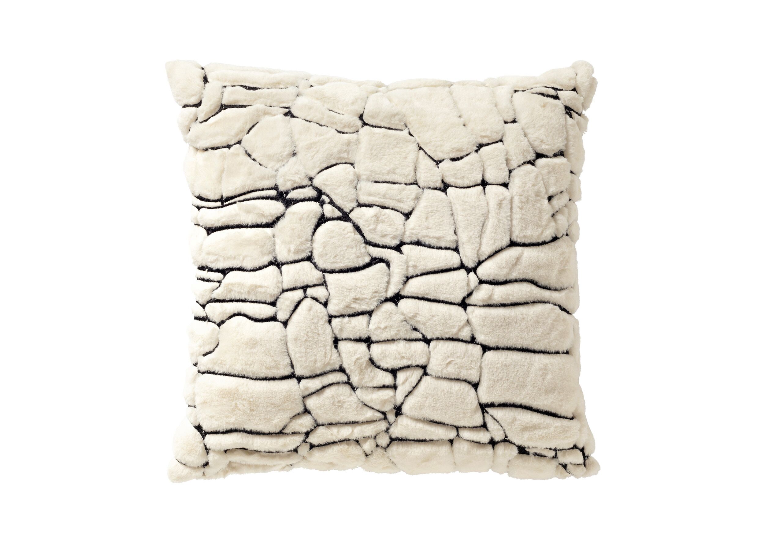 Kussen Rodin 45x45cm - polyester - tofu - Coussin Rodin 45x45cm - polyester - tofu