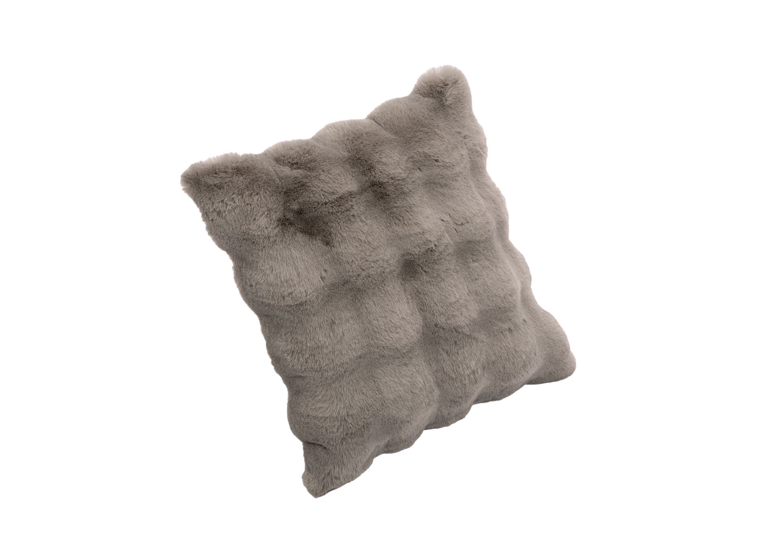 Aperçu - Coussin Dreamy 45x45cm - faux fur - marron