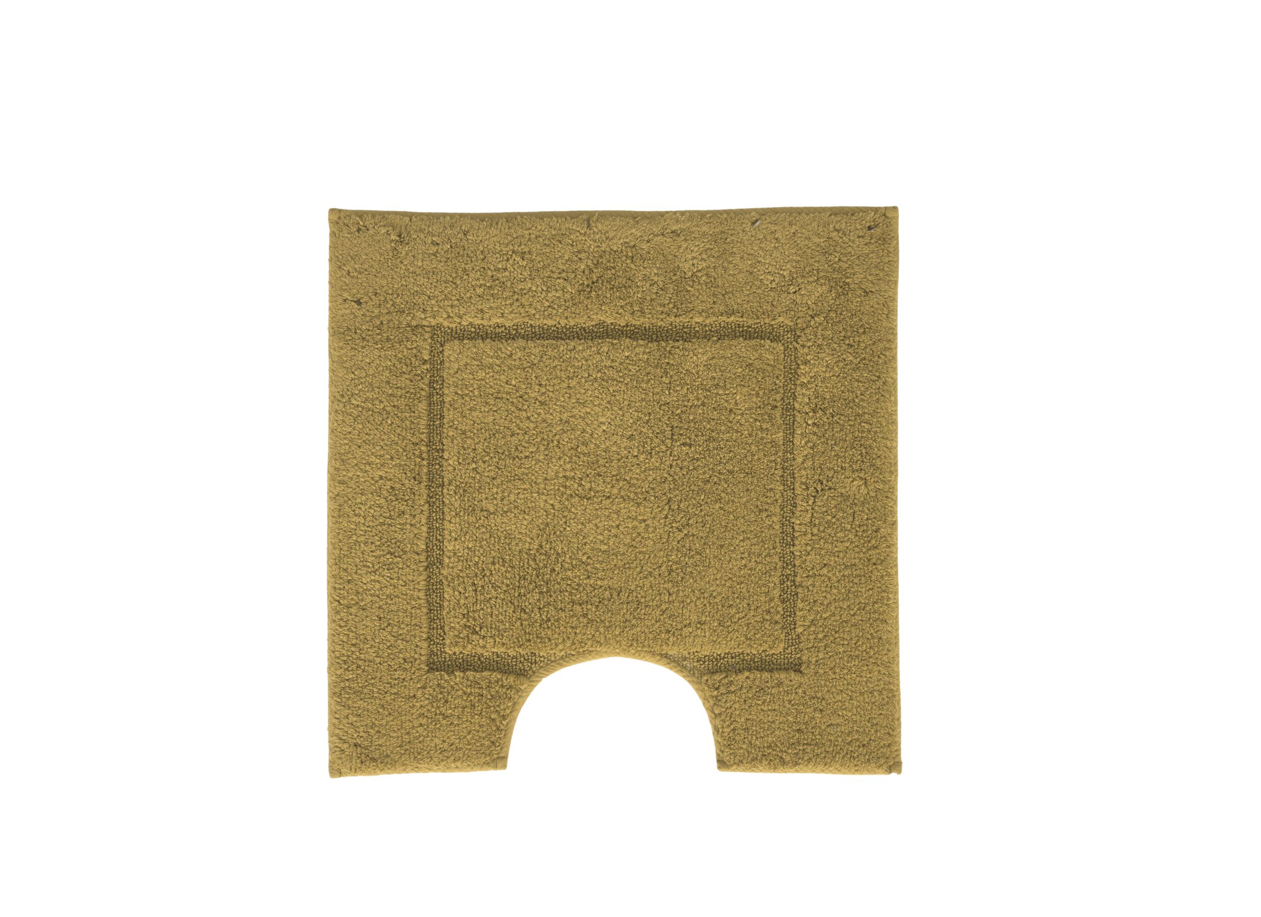 Tapis de toilette Prestige 59x59cm mustard - Tapis de toilette Prestige 59x59cm mustard