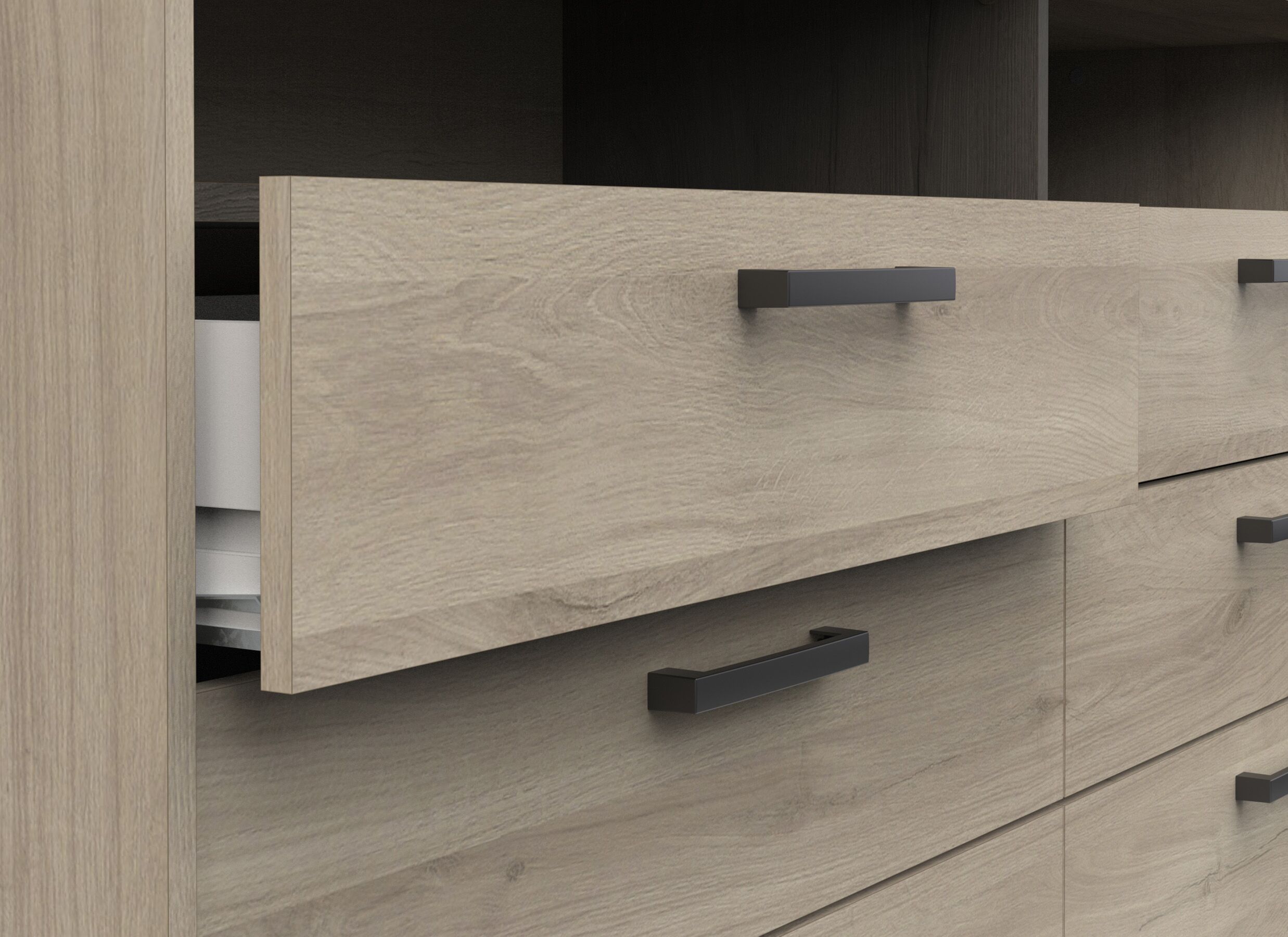 Detailfoto - Commode Watson 163x40x81cm - decor - kronberg/waterford eik