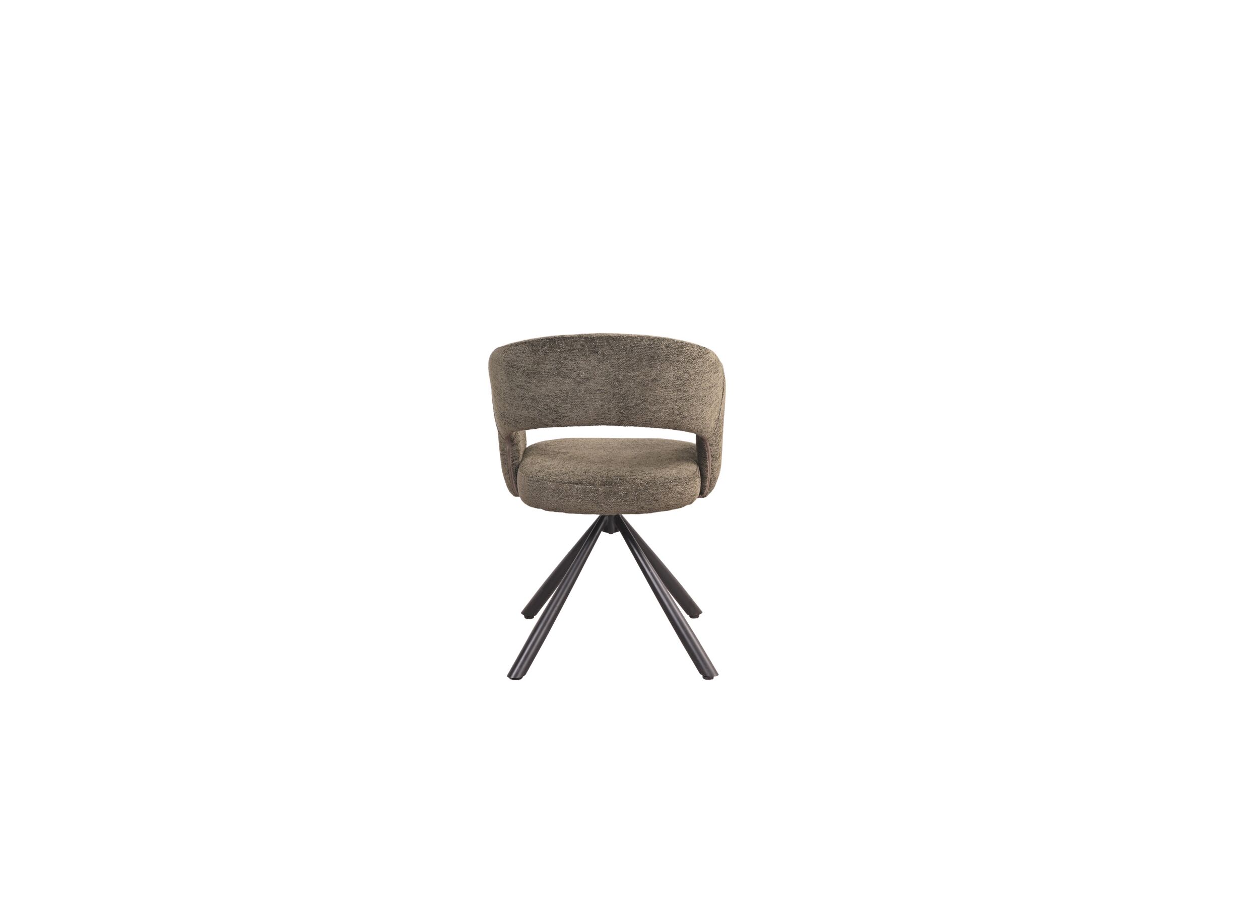 Aperçu - Chaise pivotante Robin 60x56x79,50cm - tissu - vert
