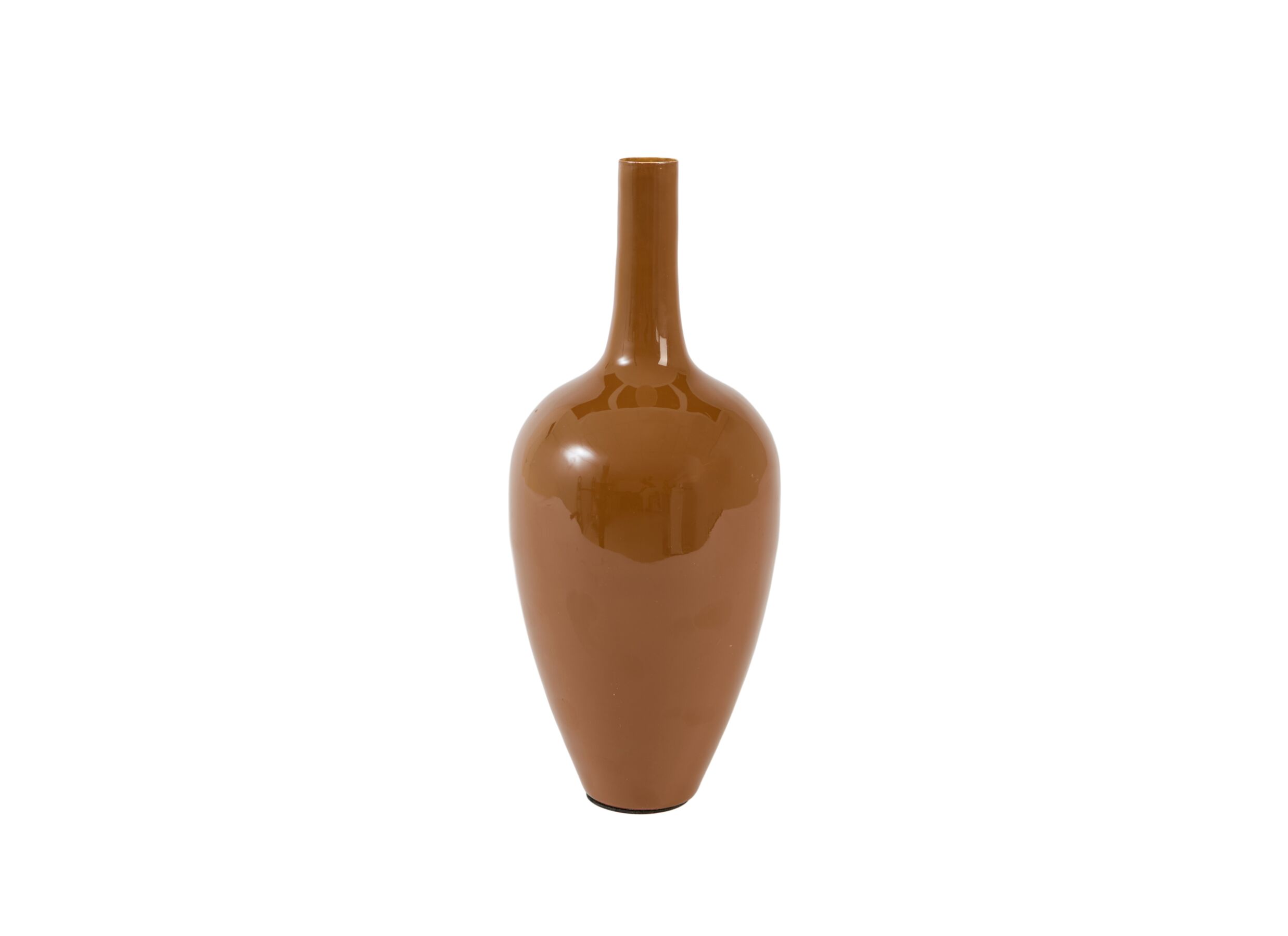 Plus Important - Vase Javier H29cm - métal - caramel