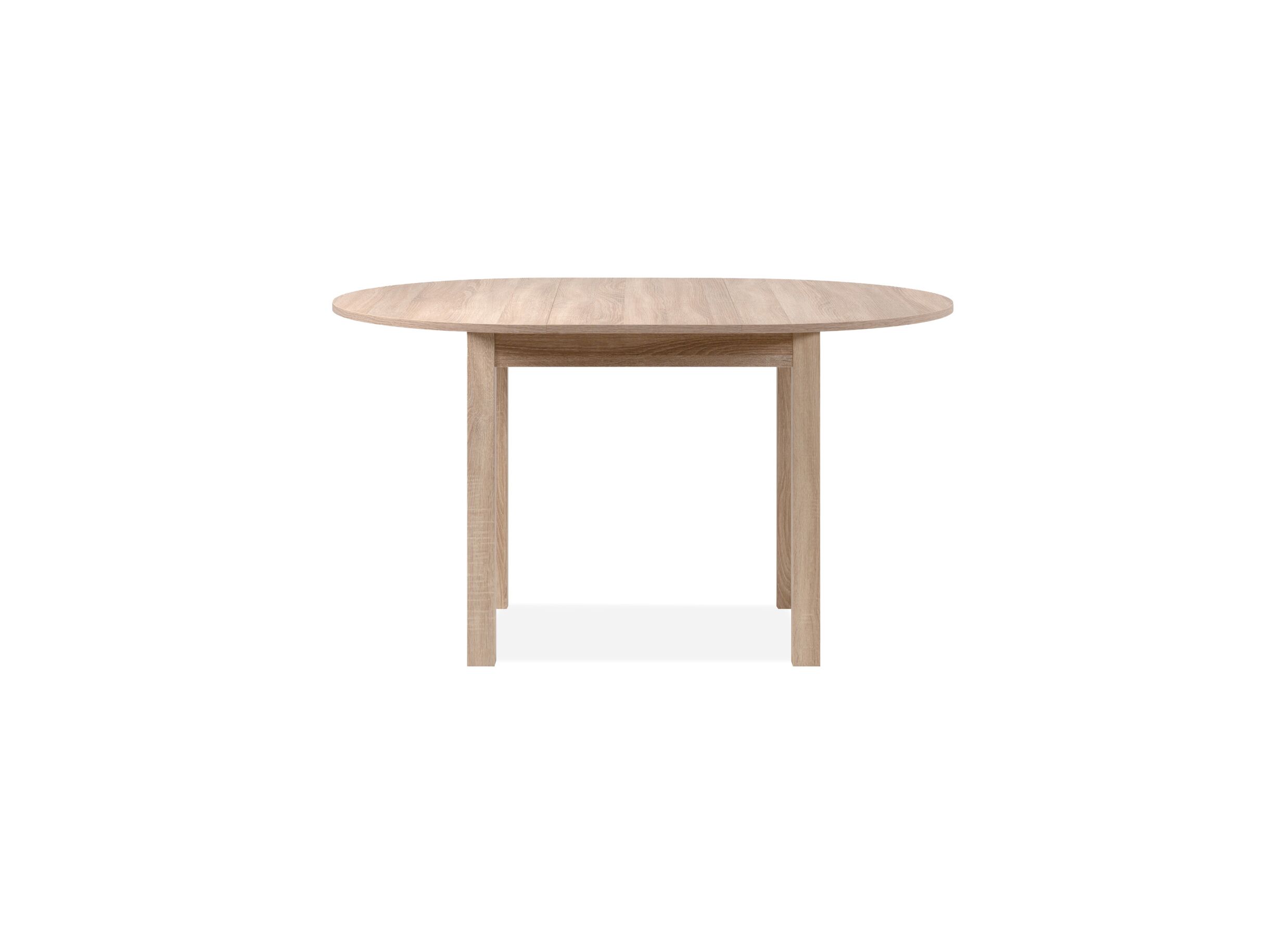 Ronde tafel Coburg 100/140x100cm - melamine - sonoma
