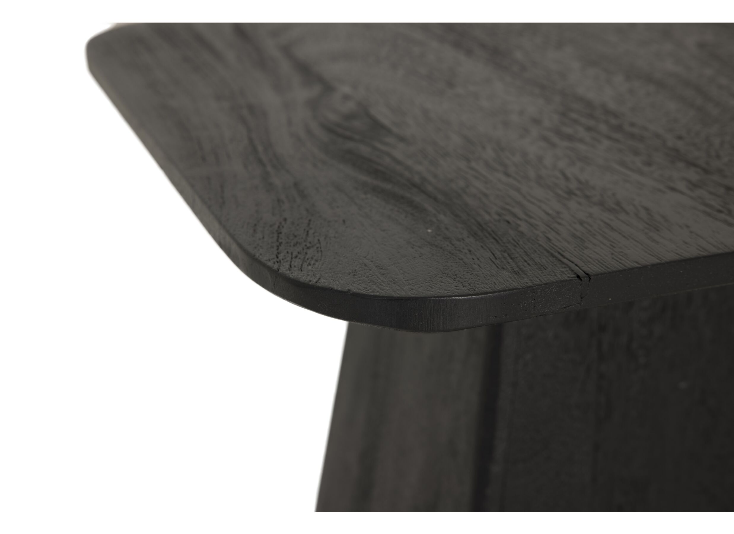 Table basse Thalia 40x40cm - mangue massif - noir