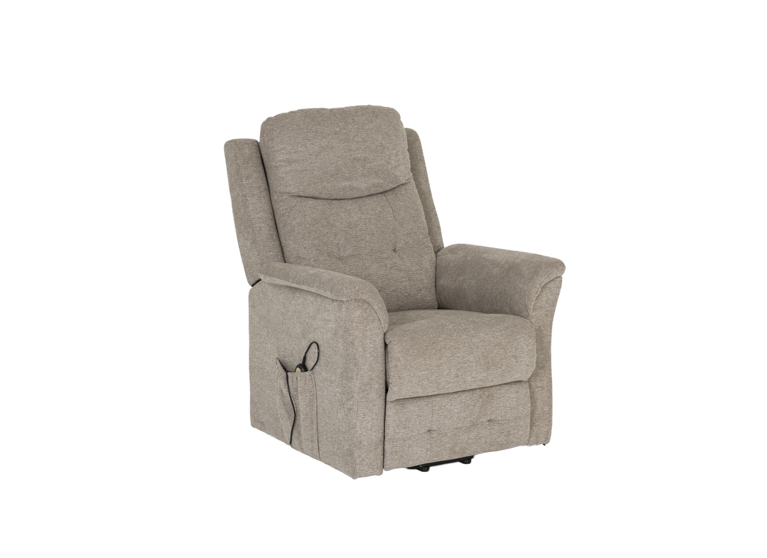 Relaxzetel Cosima elektrisch stof beige