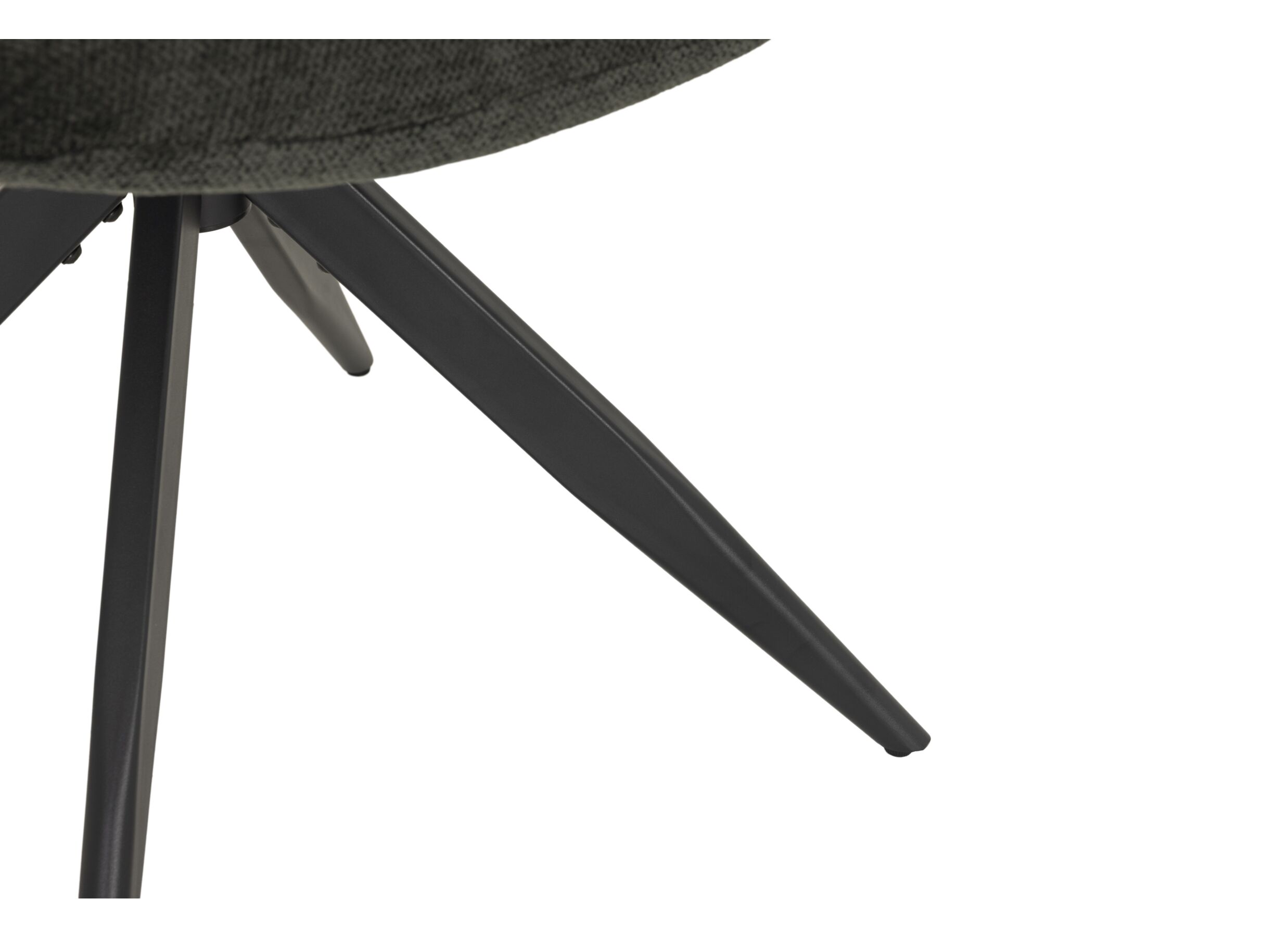 Detail - Chaise pivotante Matadero 59x48x92cm - tissu - gris foncé/vert foncé