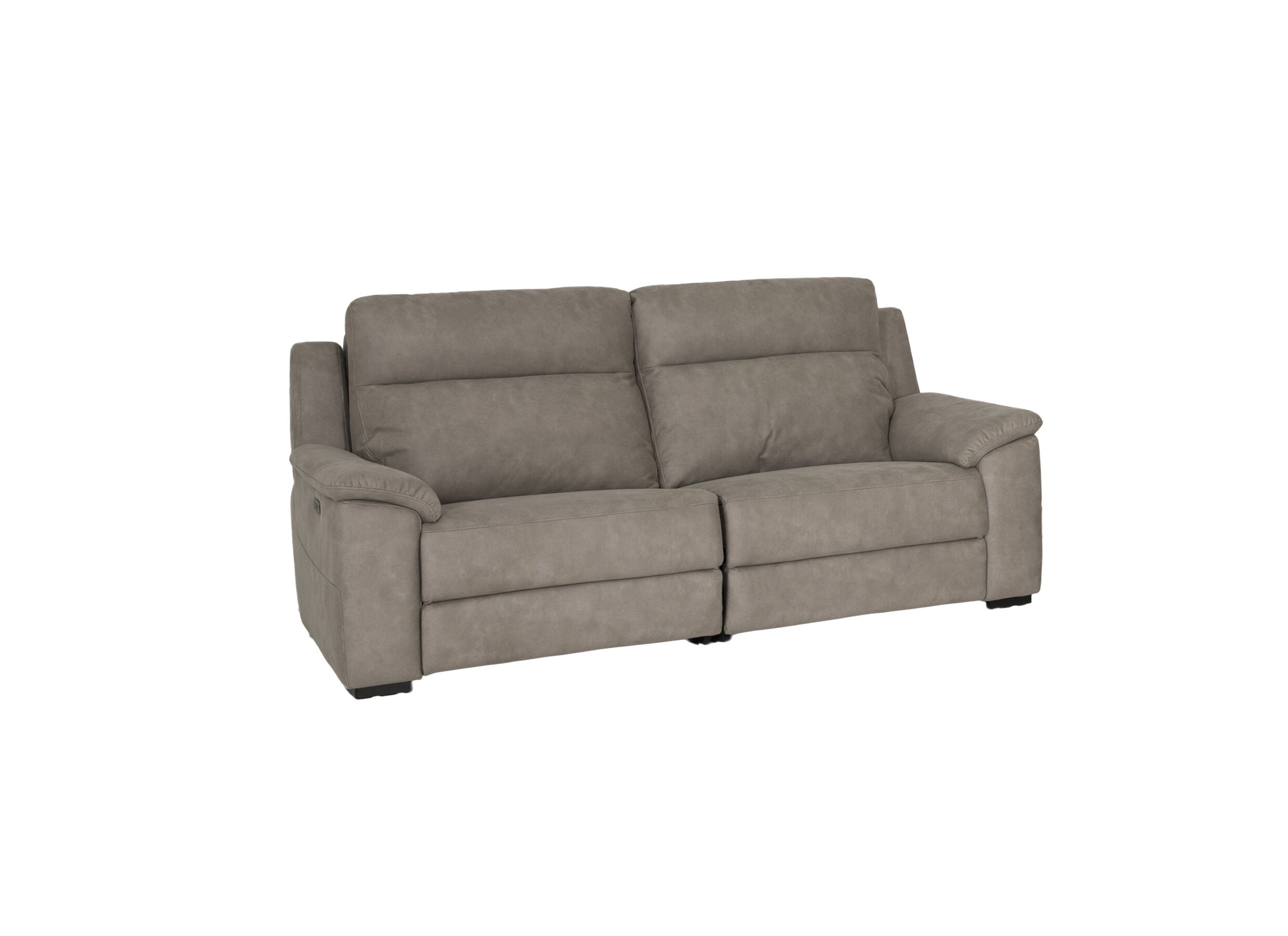 Zetel Grande 3-zit - stof - grijs met relax