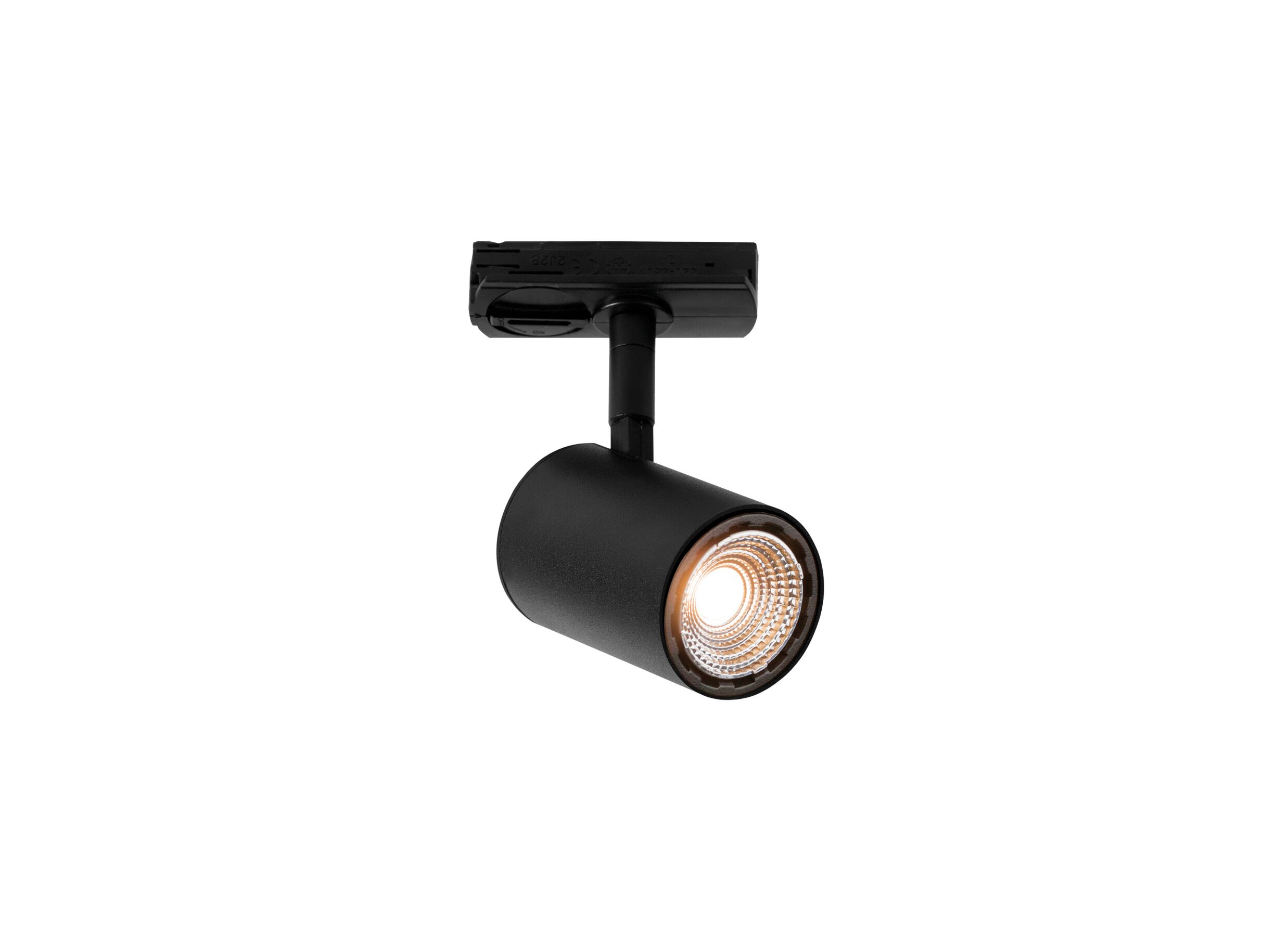 Systèmes rails Spot monophasé noir 50W GU10 - Systèmes rails Spot monophasé noir 50W GU10