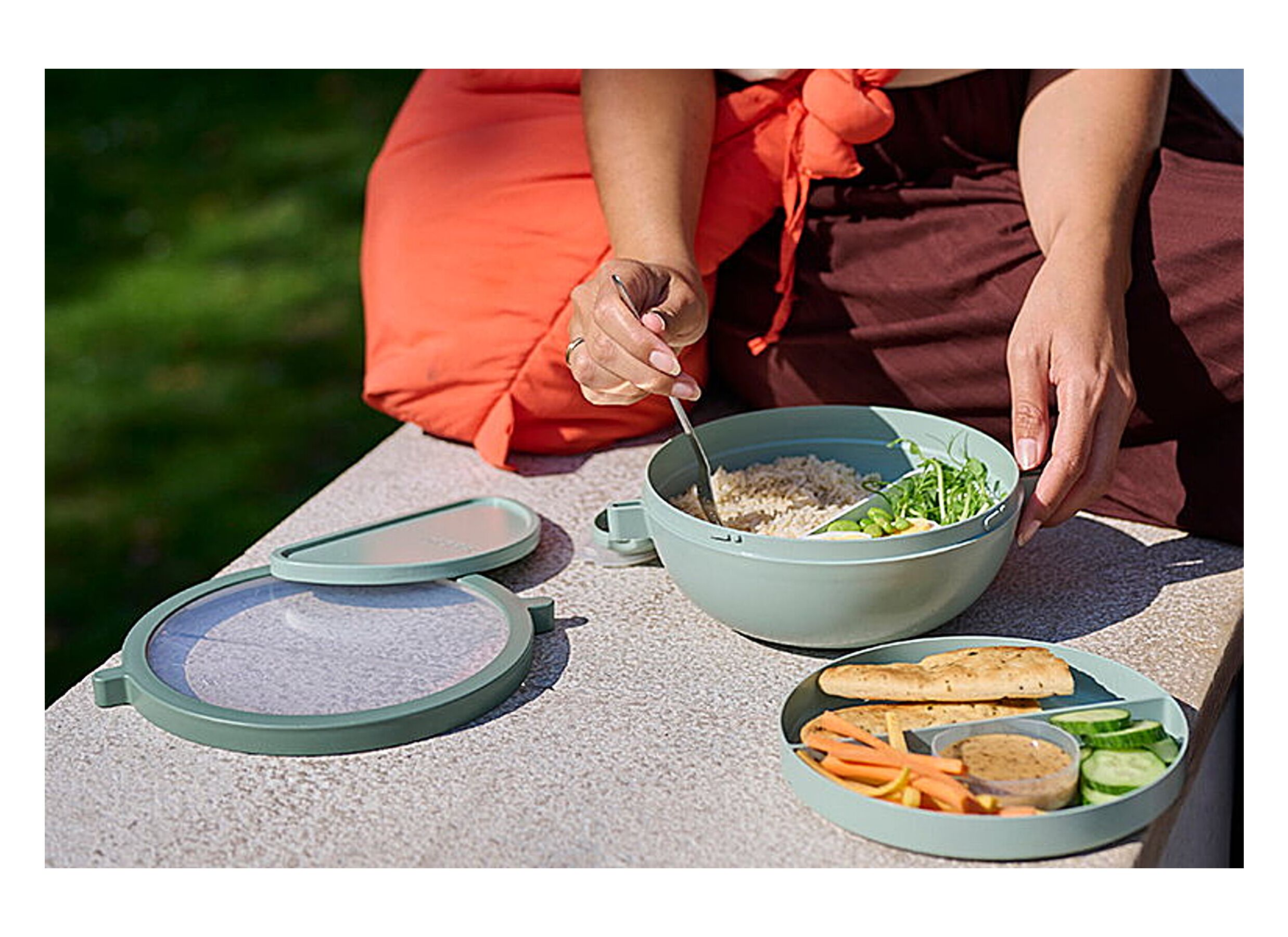 Foto ambiance - Lunch box Vita Bento 1,5L nordic sage