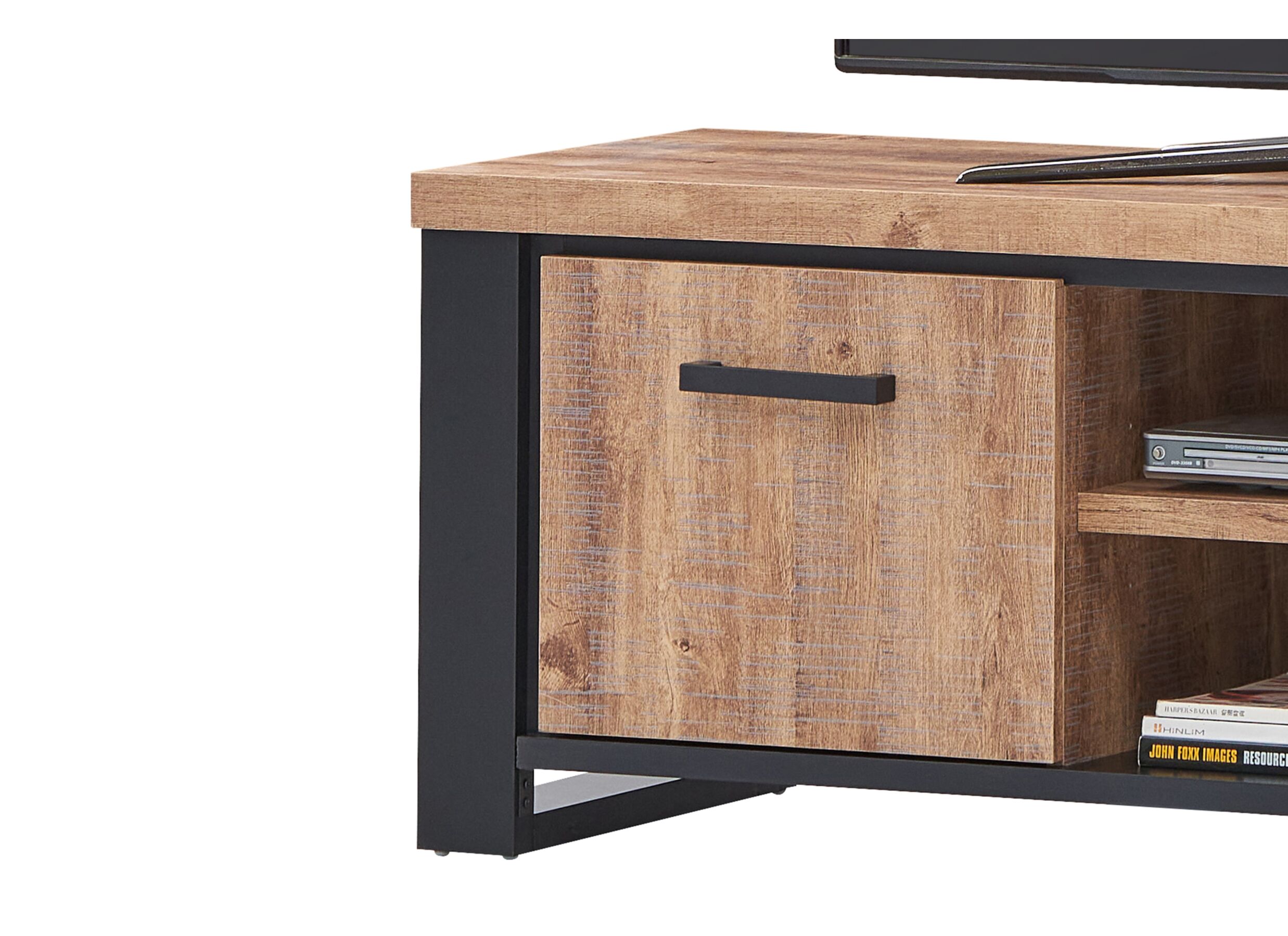 Tv-meubel Estrella 160cm - meubelplaat - industrial oak