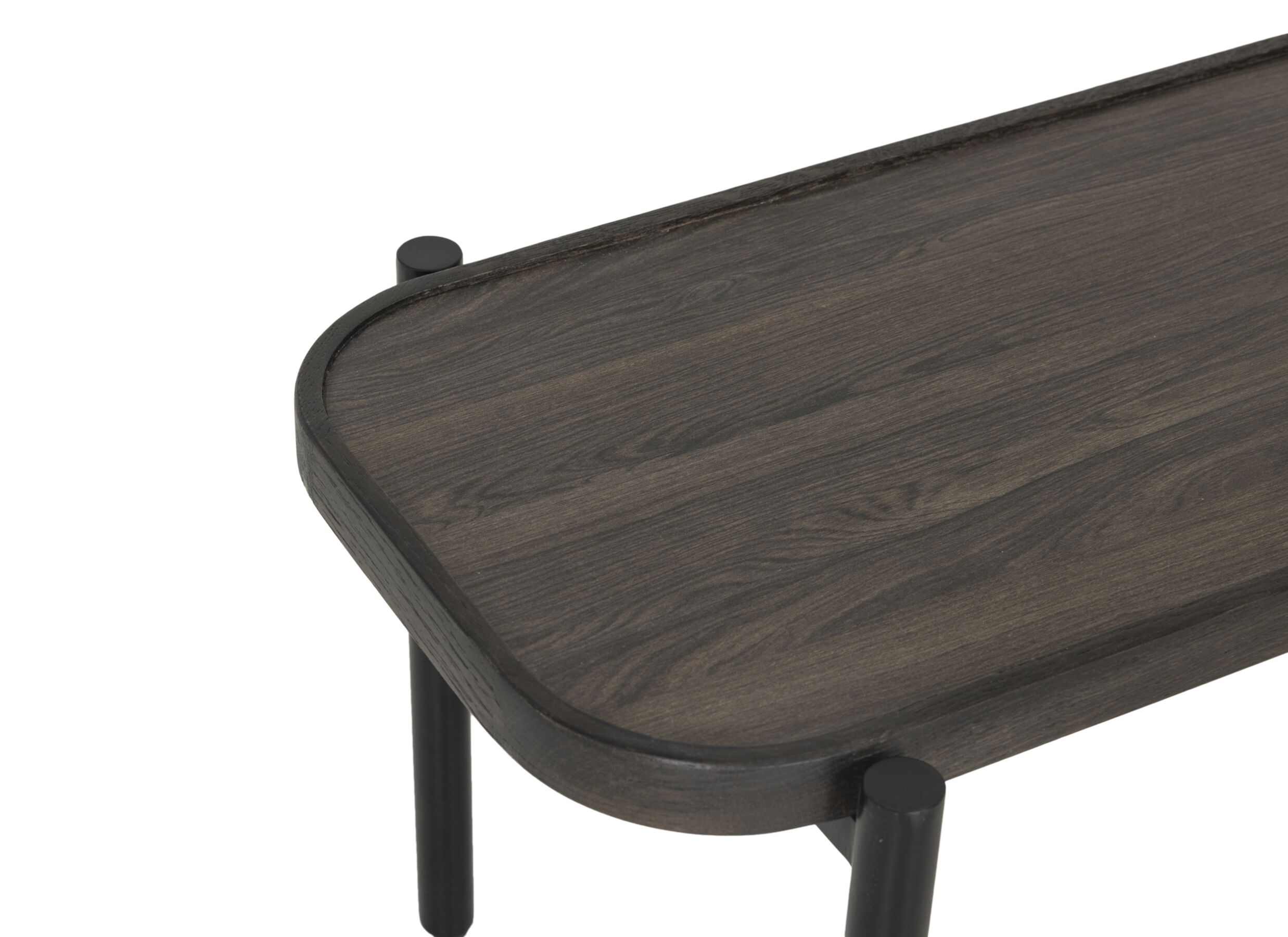 Detailfoto - Salontafel Trip 90x35cm - decor & laminaat - zwart